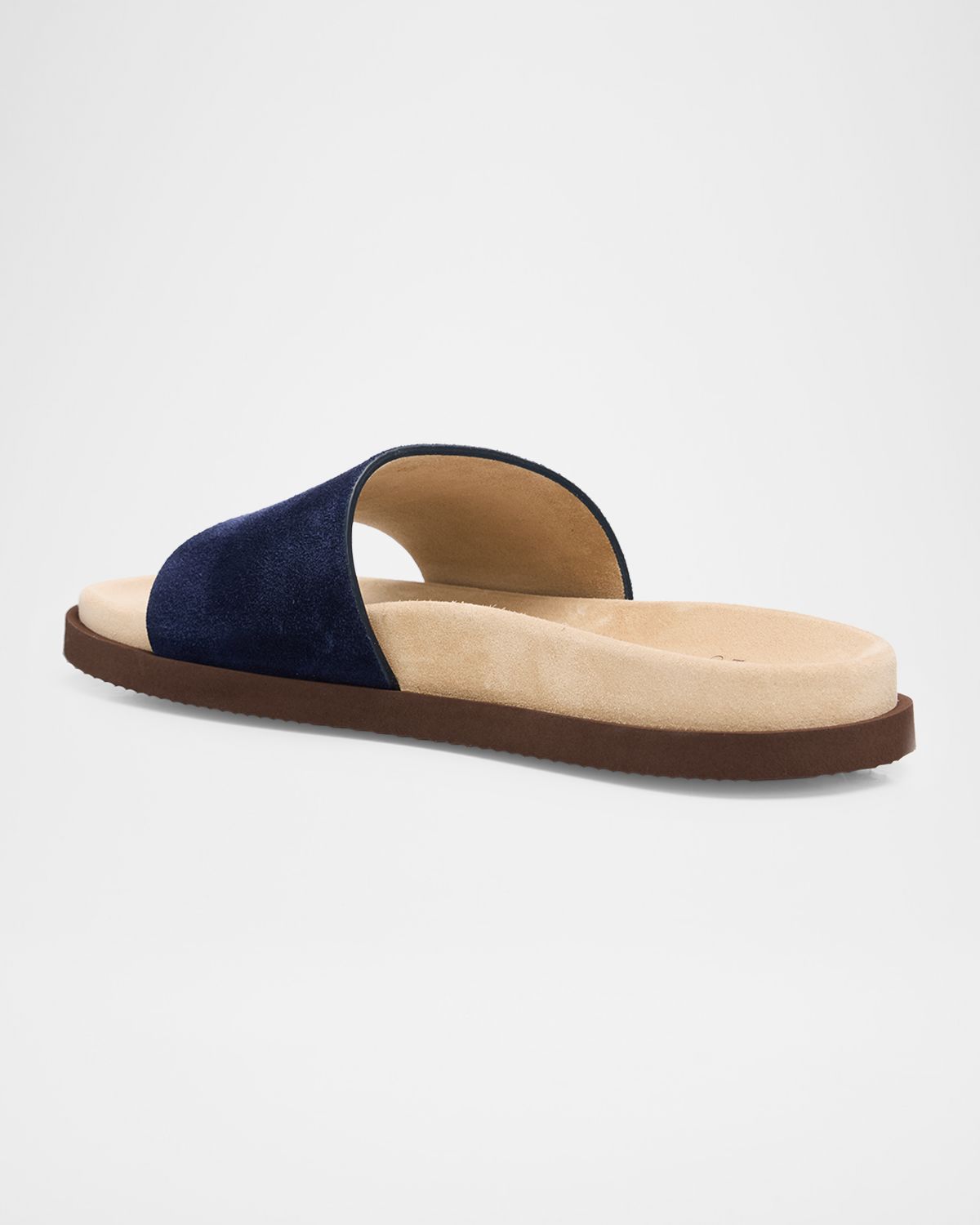 Brunello Cucinelli Men 's Suede Slides