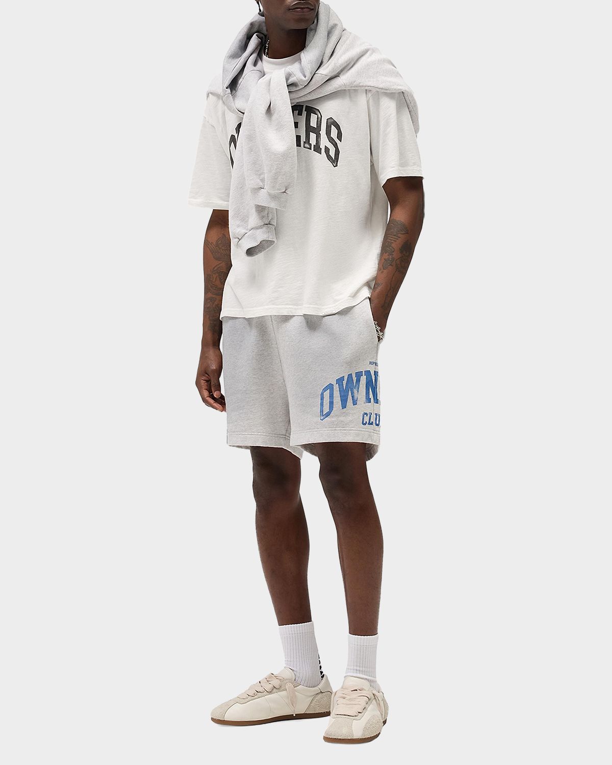 REPRESENT Men 's Owners Club Relaxed-Fit Sweatshorts
