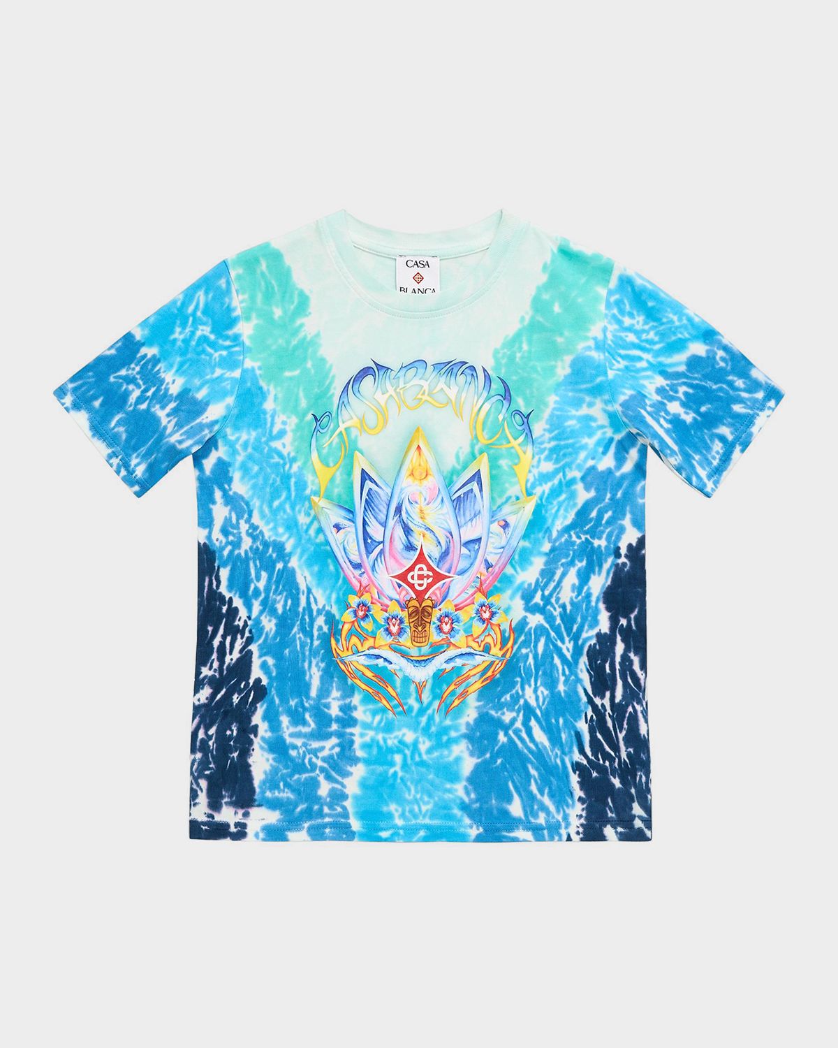 CASABLANCA Boy 's Surf Lotus Short-Sleeved T-Shirt, Size 3-14
