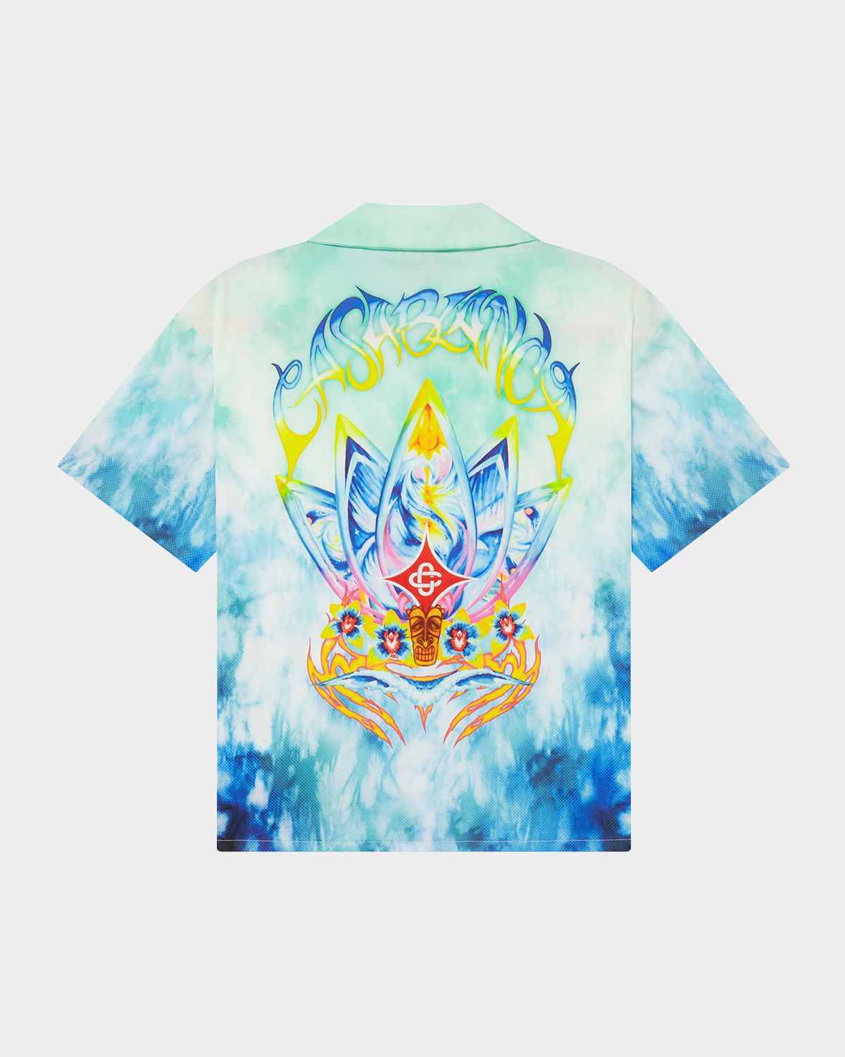 CASABLANCA Boy 's Surf Lotus Short-Sleeve Shirt, Size 3-12