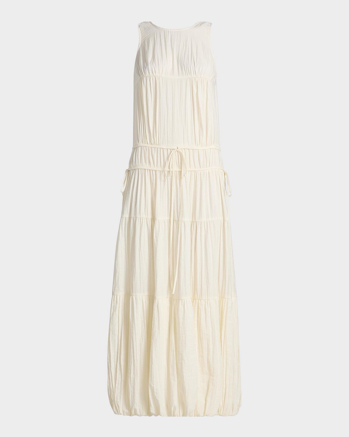 Co Soft Pleated Turn Up Midi Dress