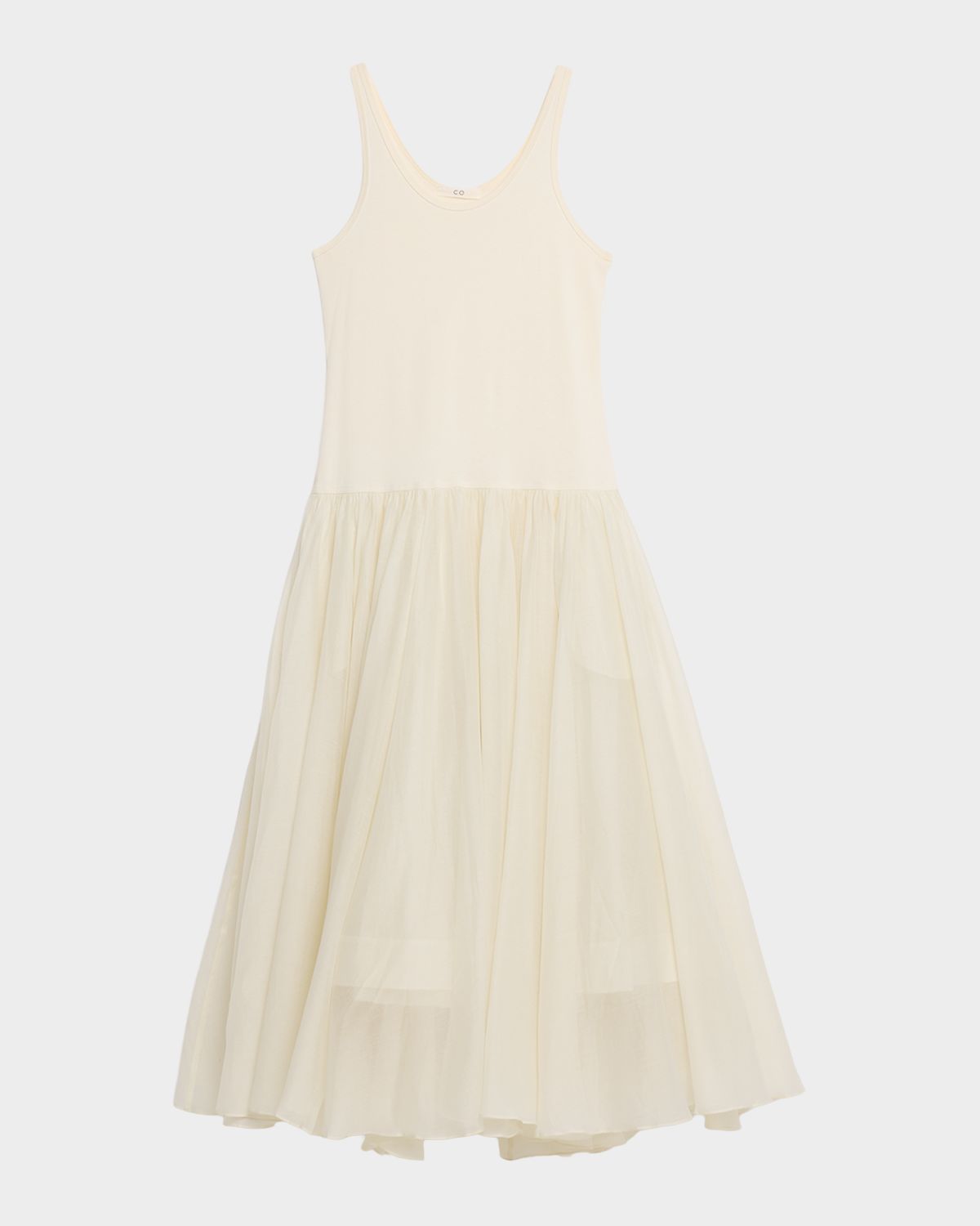 Co Crinoline Layered Drop-Waist Maxi cktail Dress | Thumbnail 6