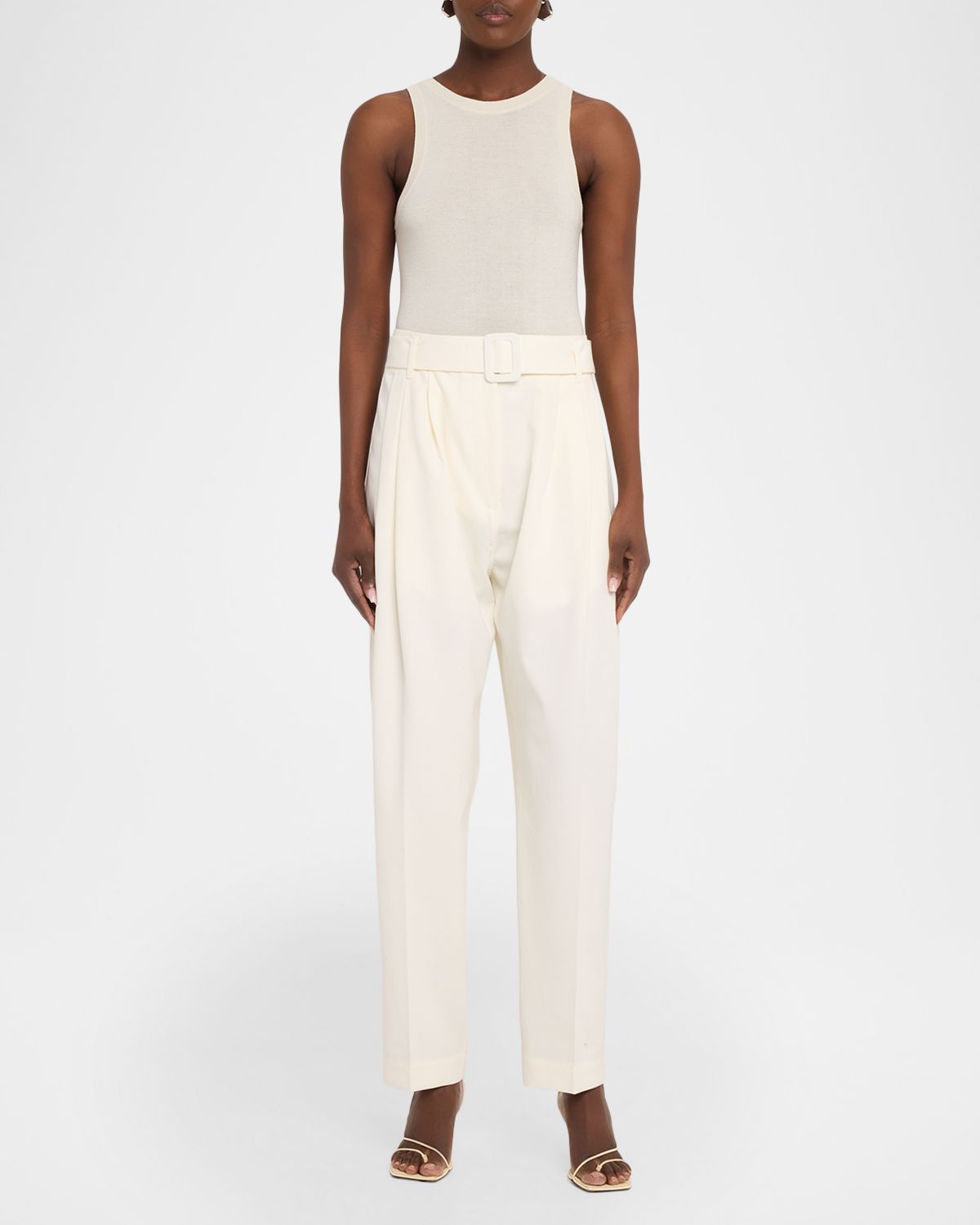 Co Cashmere Knit Tank Top