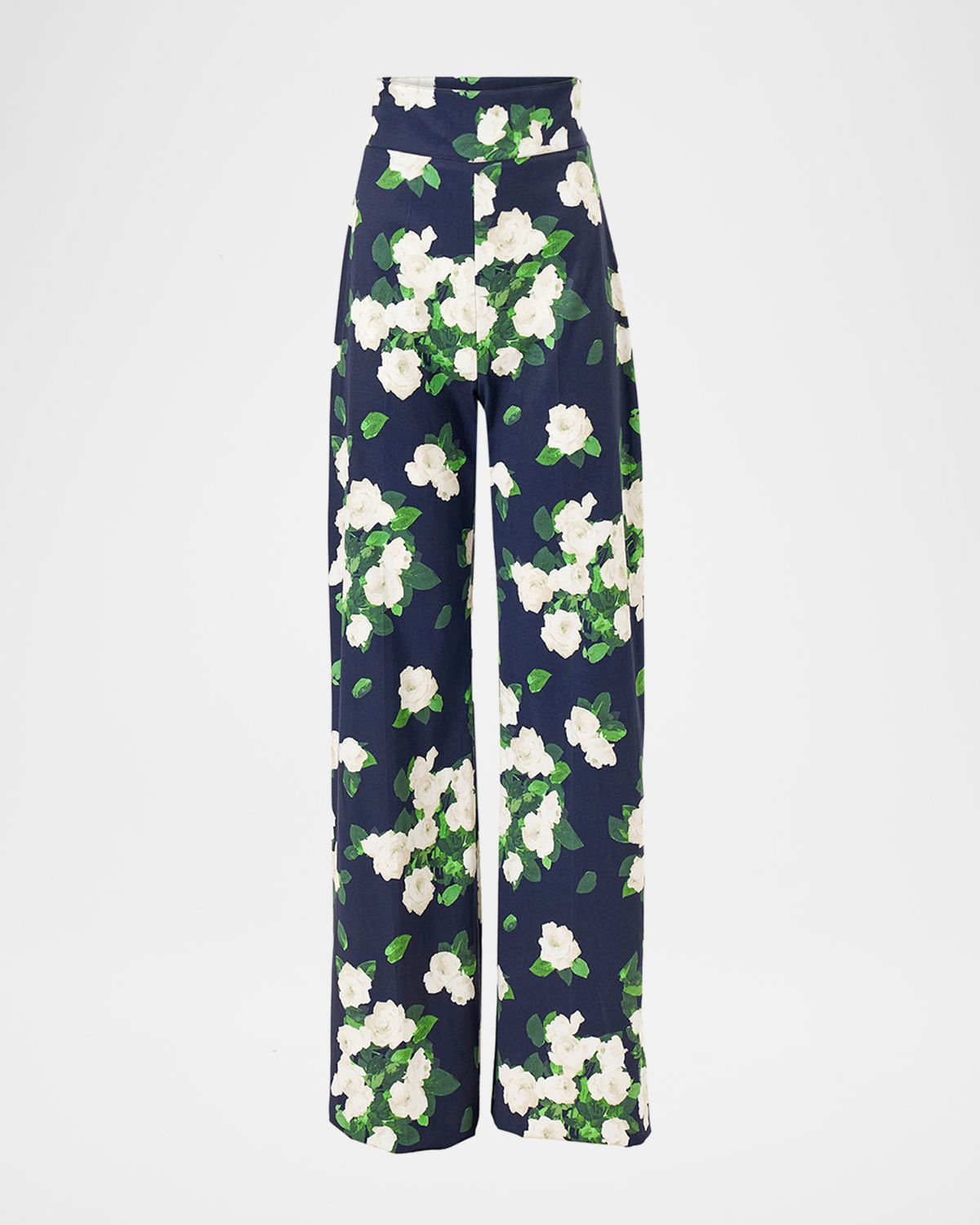 Carolina Herrera Diane High-Rise Floral Wide-Leg Pants | Thumbnail 5 Carolina Herrera Diane High-Rise Floral Wide-Leg Pants | Thumbnail 5