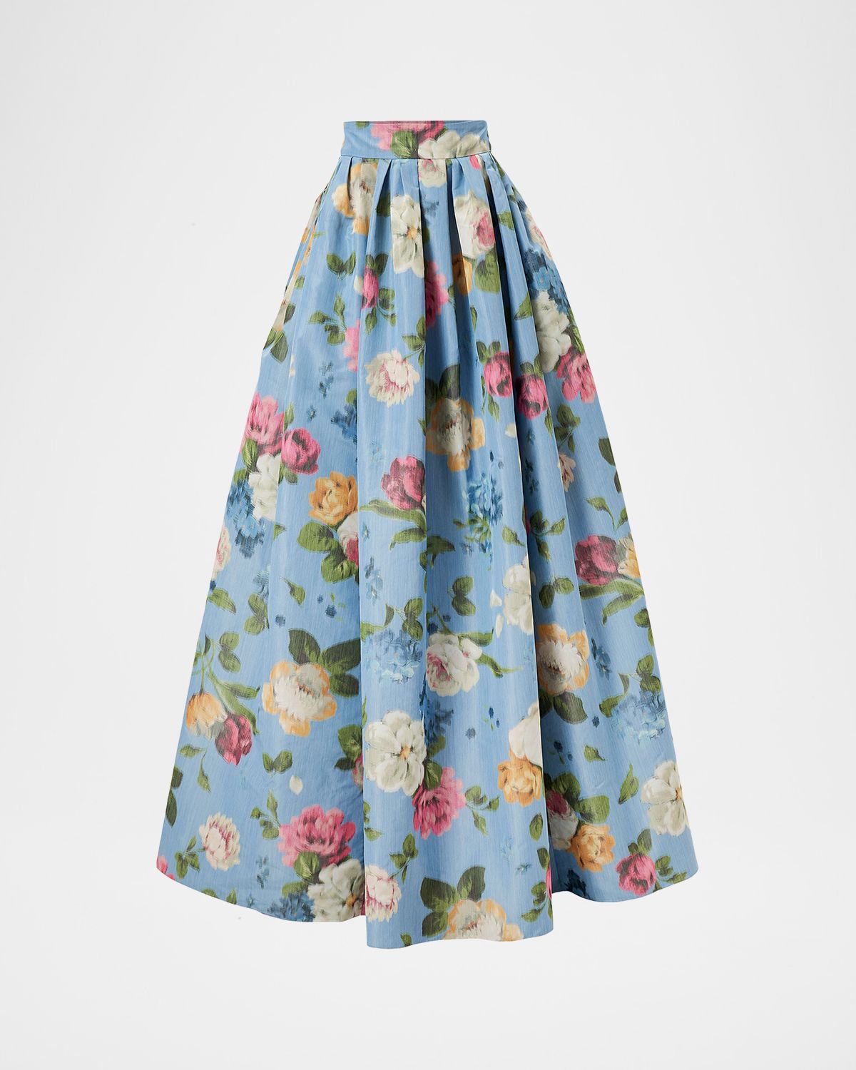 Carolina Herrera Floral Pleated Faille Ball Skirt | Thumbnail 5 Carolina Herrera Floral Pleated Faille Ball Skirt | Thumbnail 5