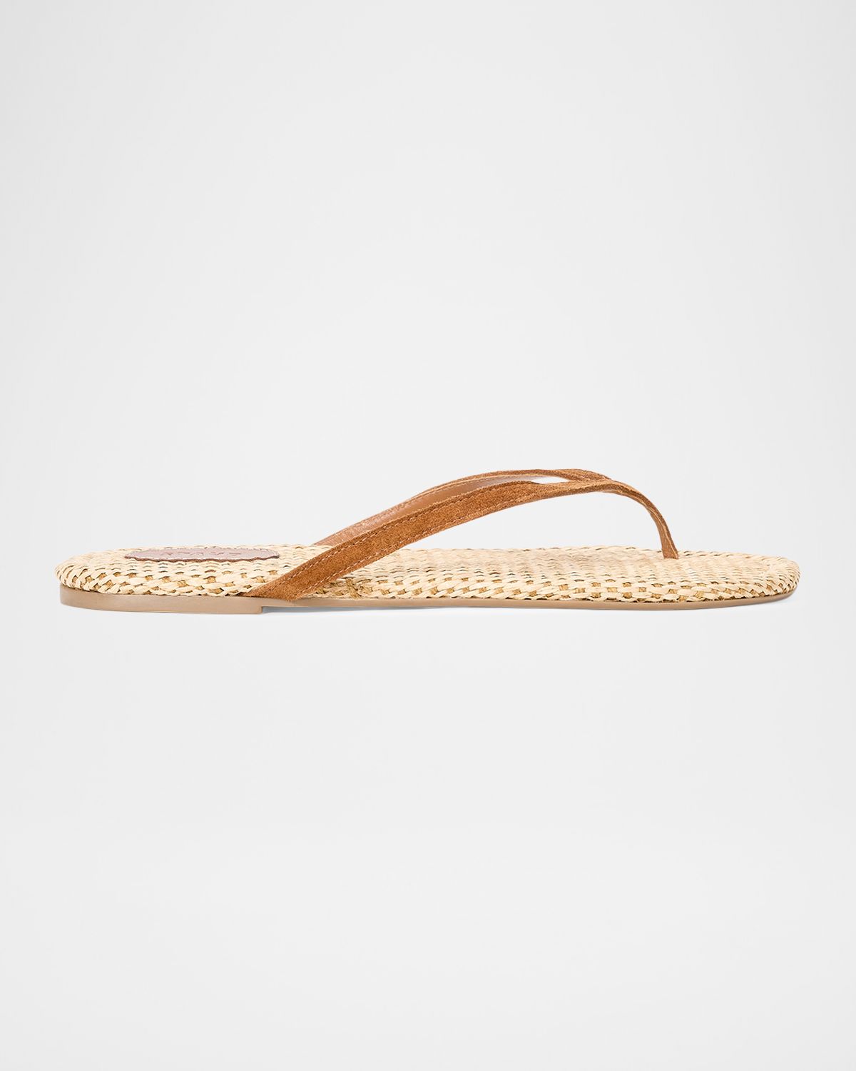 STAUD Freja Suede Thong Sandals
