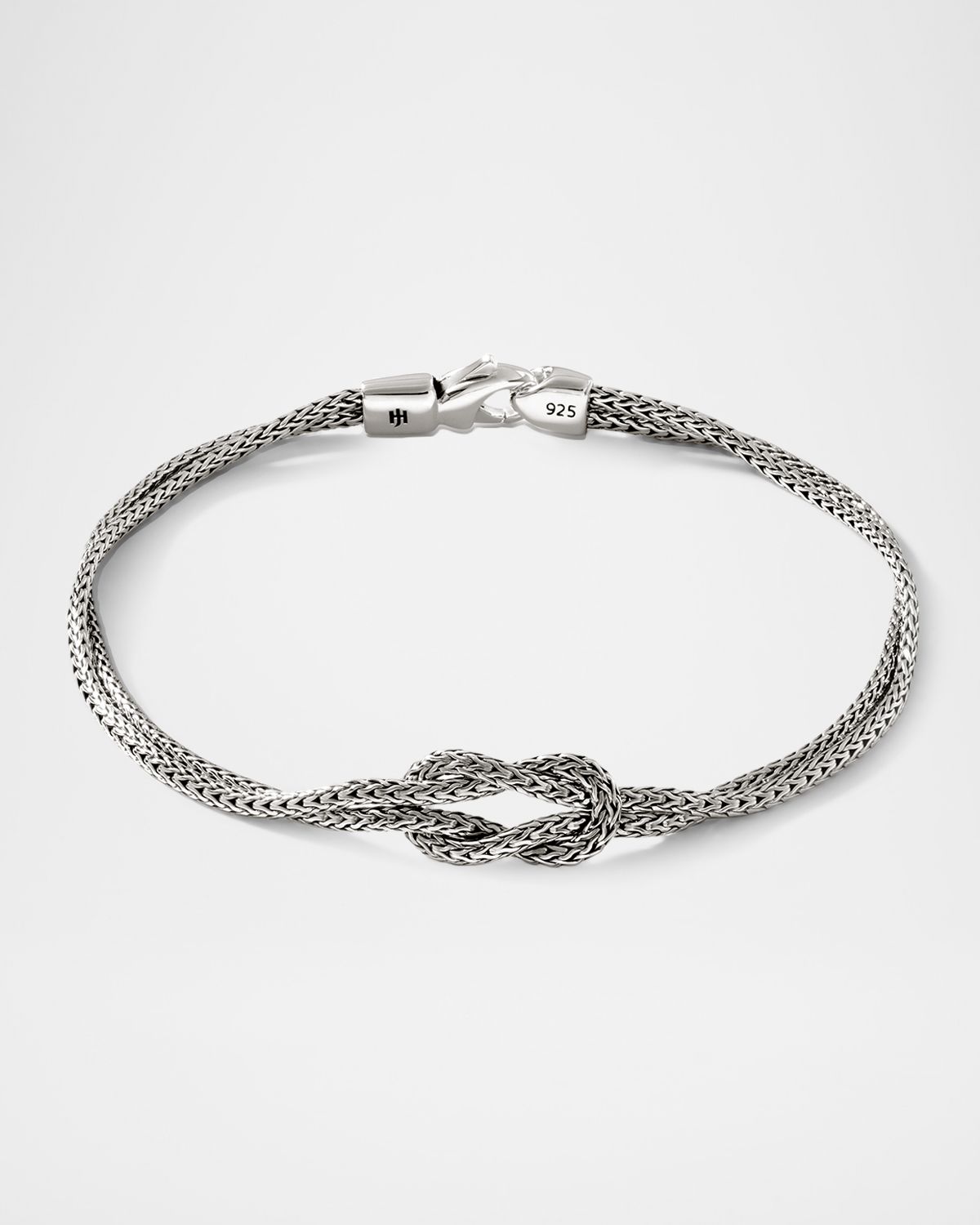 John Hardy Love Knot Sterling Silver Chain Bracelet, 1.8mm