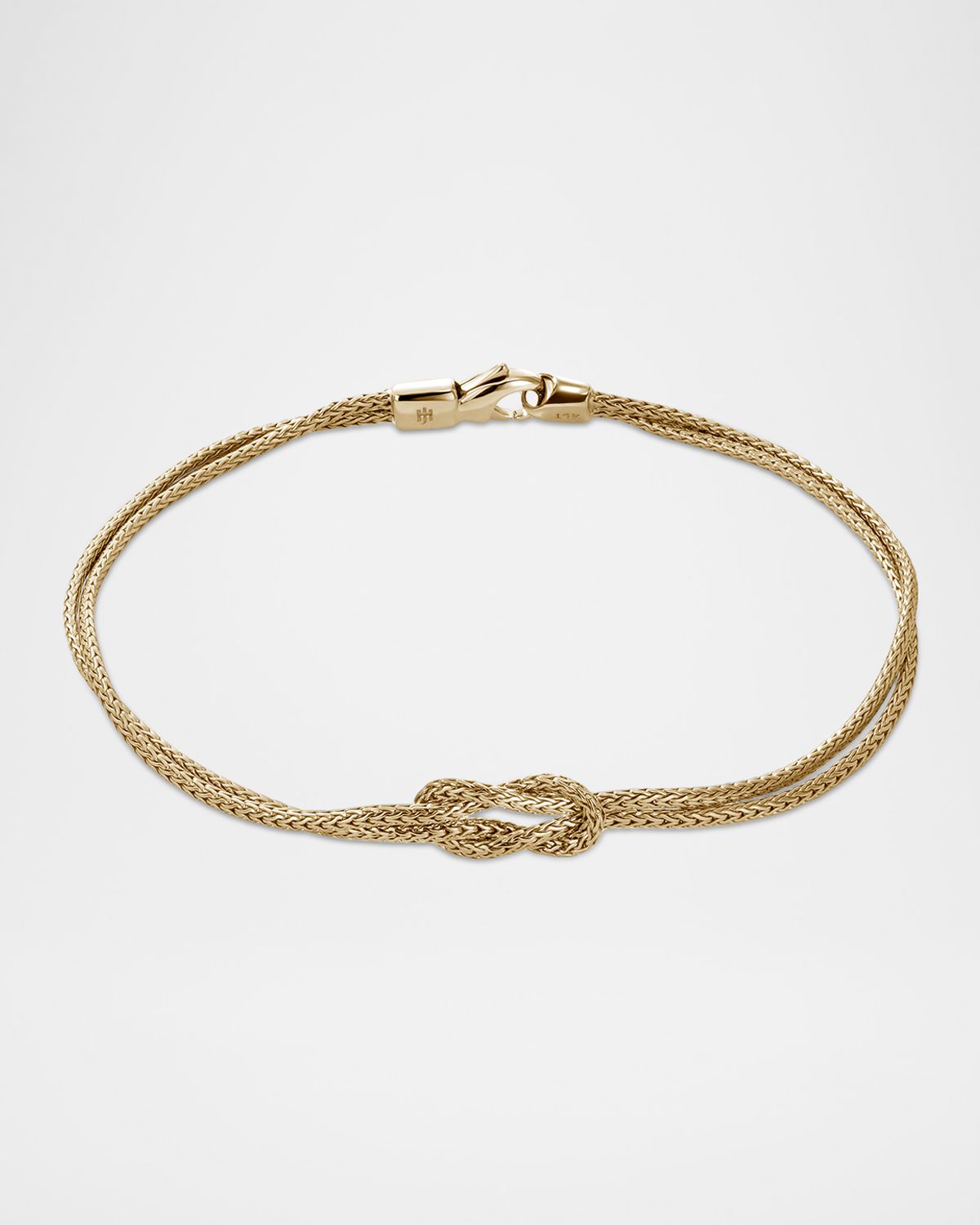 John Hardy Love Knot 14K Yellow Gold Chain Bracelet, 1.8mm