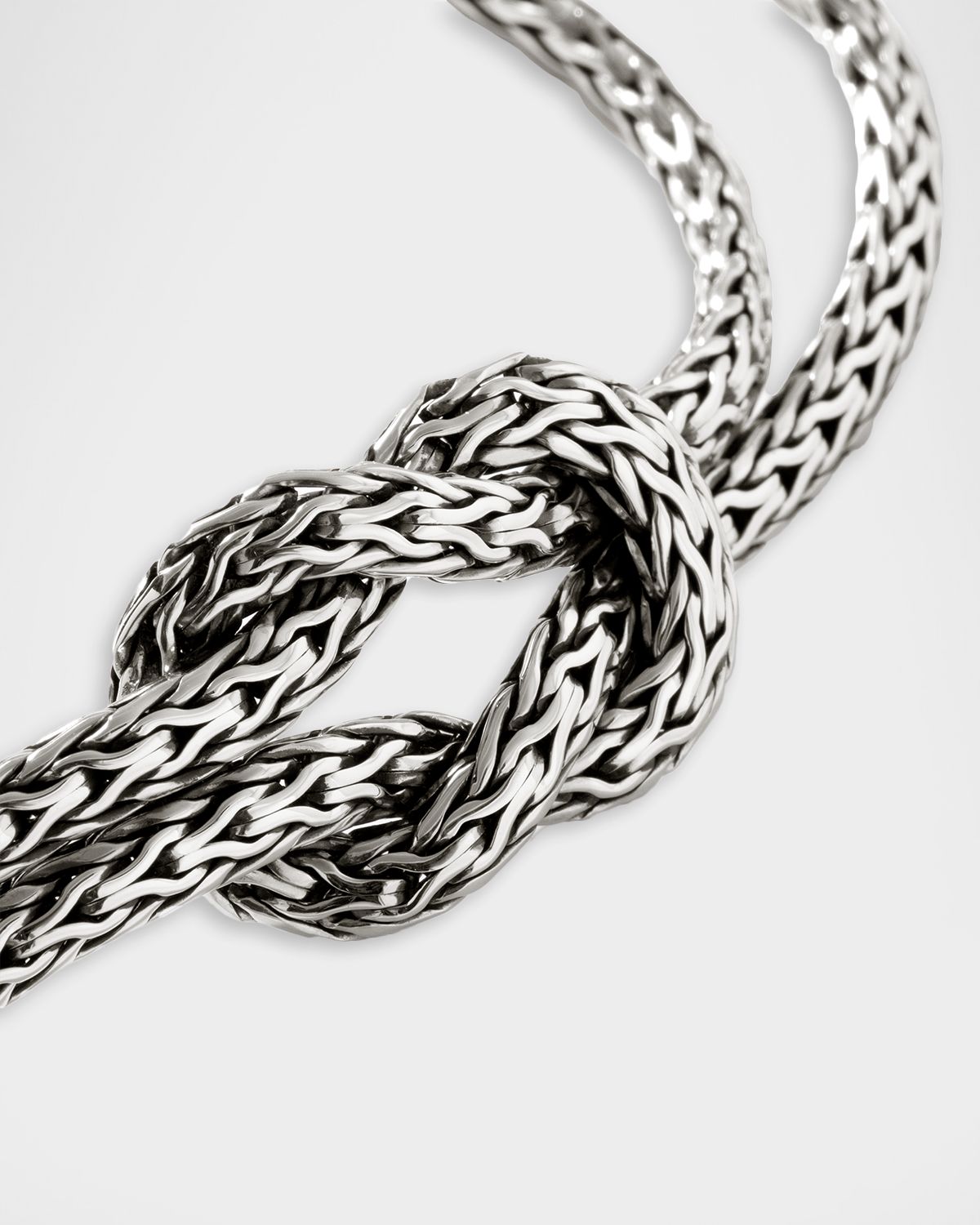 John Hardy Love Knot Sterling Silver Chain Bracelet, 7mm