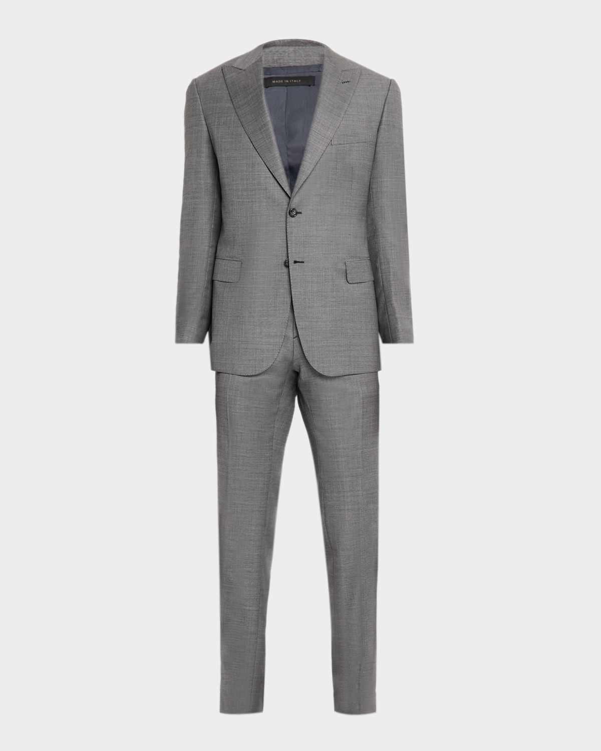 Brioni Men 's Wool and Cashmere Sharkskin Two-Piece Suit