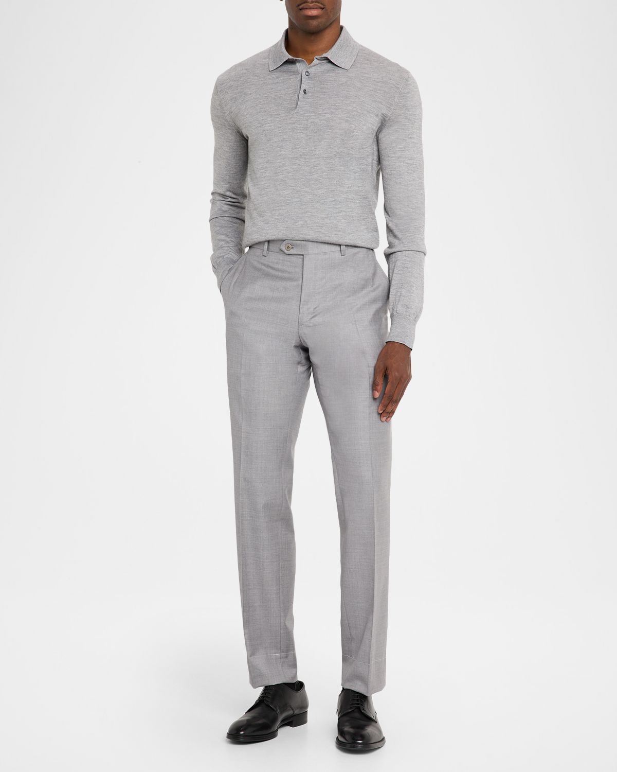 Brioni Men 's Wool and Cashmere Sharkskin Two-Piece Suit | Thumbnail 5 Brioni Men 's Wool and Cashmere Sharkskin Two-Piece Suit | Thumbnail 5