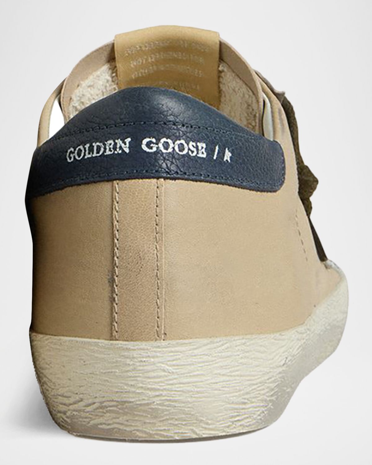 Golden Goose Men 's Super-Star Penstar Leather Low-Top Sneakers | Thumbnail 4