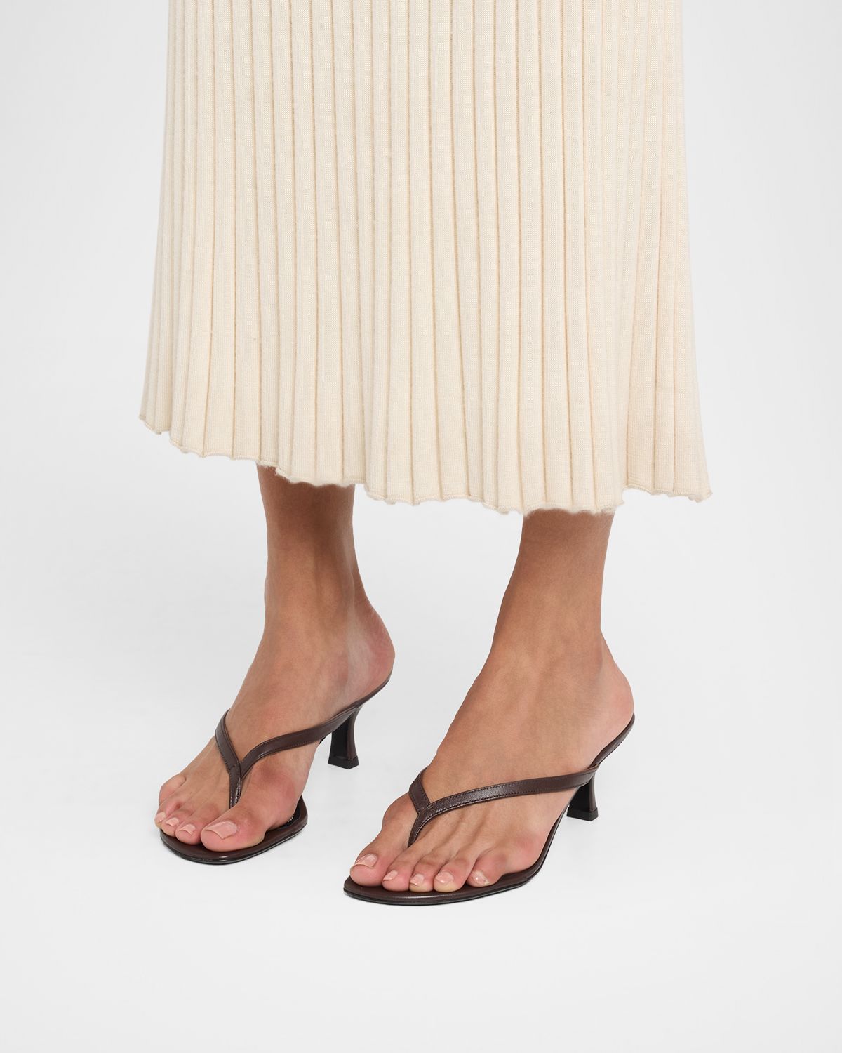 STAUD 55mm Freja Leather Thong Sandals | Thumbnail 3 STAUD 55mm Freja Leather Thong Sandals | Thumbnail 3