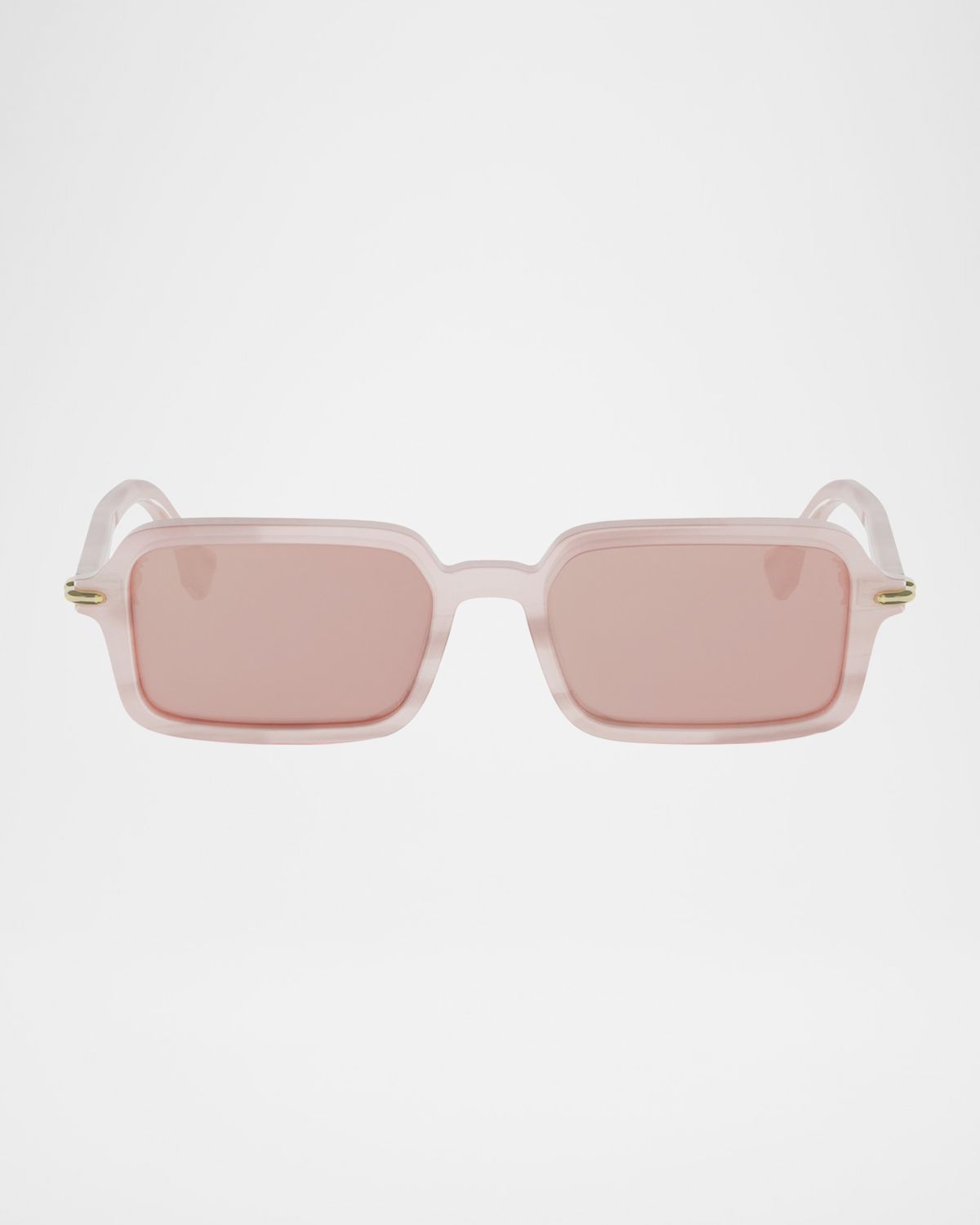 Fendi Selleria 51mm Acetate Rectangular Sunglasses