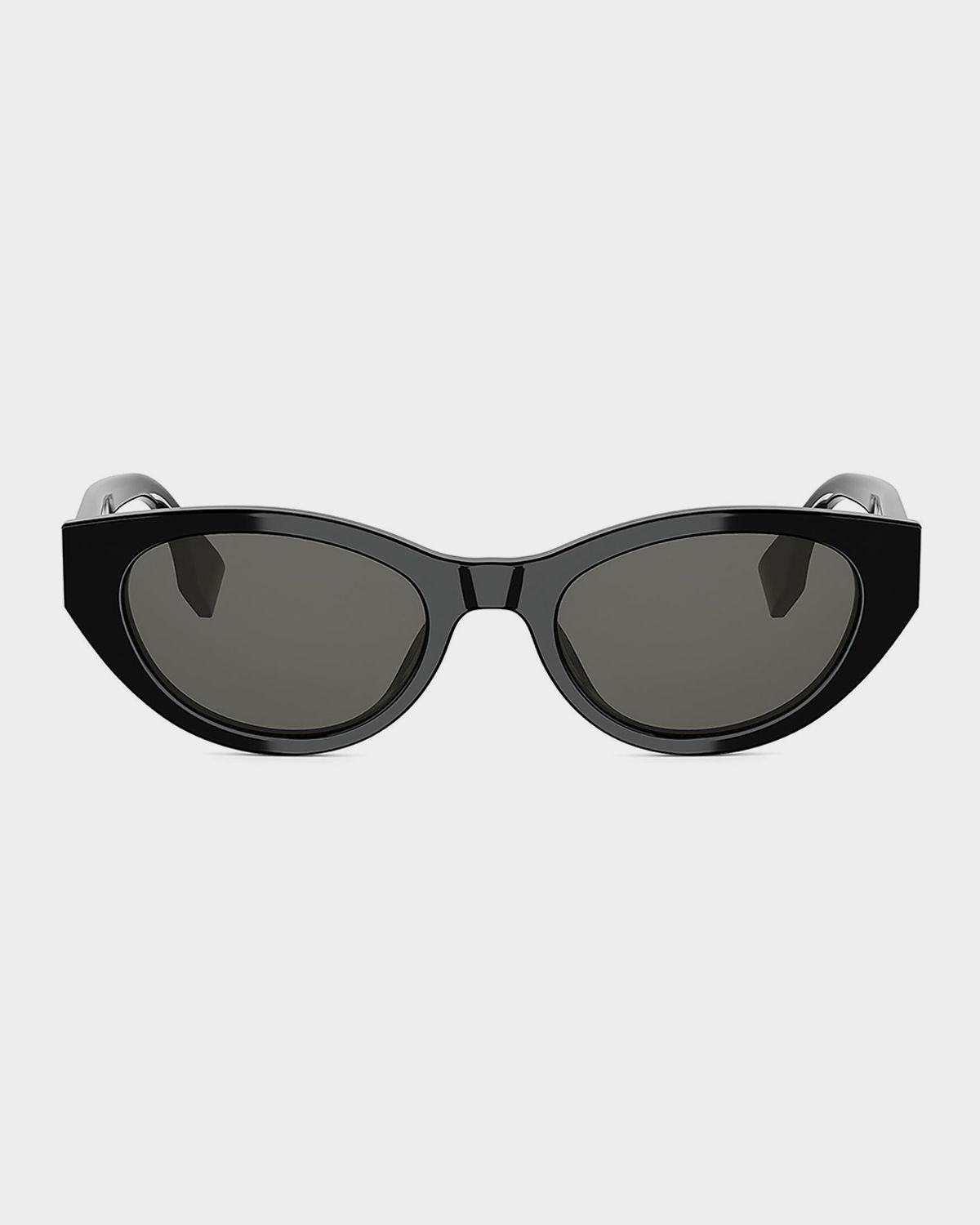 Fendi Lettering 51mm Acetate Cat-Eye Sunglasses
