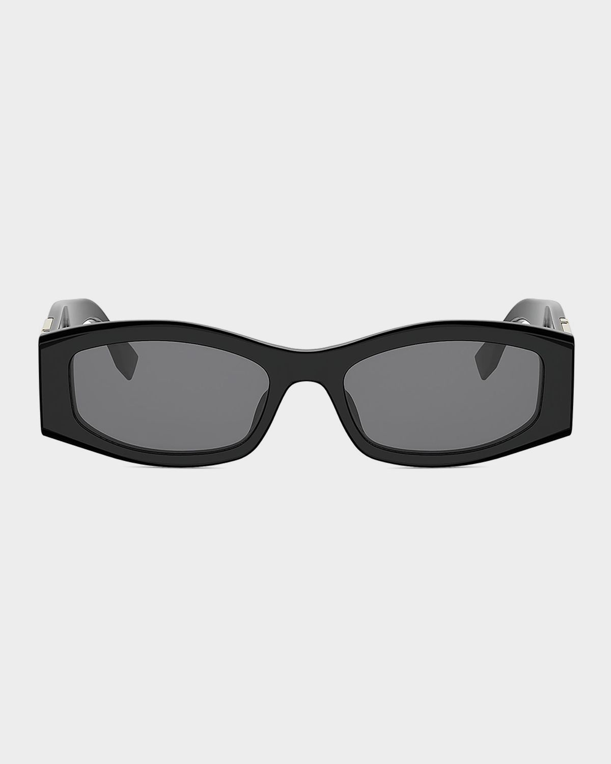 Fendi Forever  54mm Rectangular Acetate Sunglasses