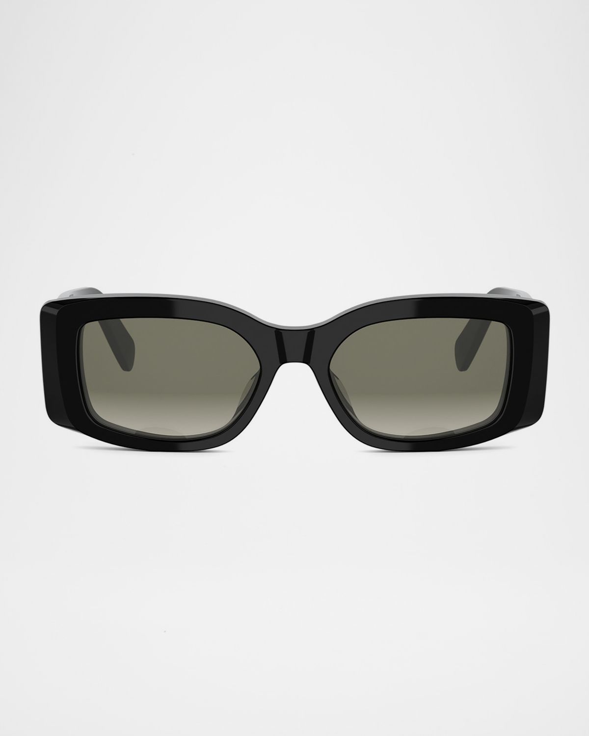 Celine Maxi Triomphe Acetate Rectangular Sunglasses