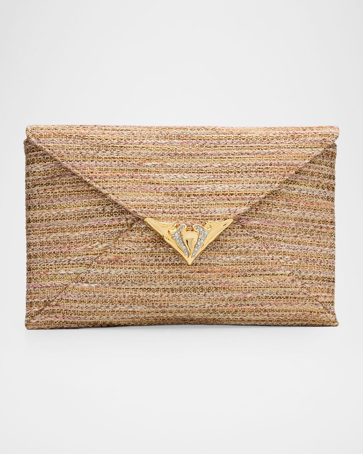 Alexis Bittar Envelope Clutch in Sunset Blush