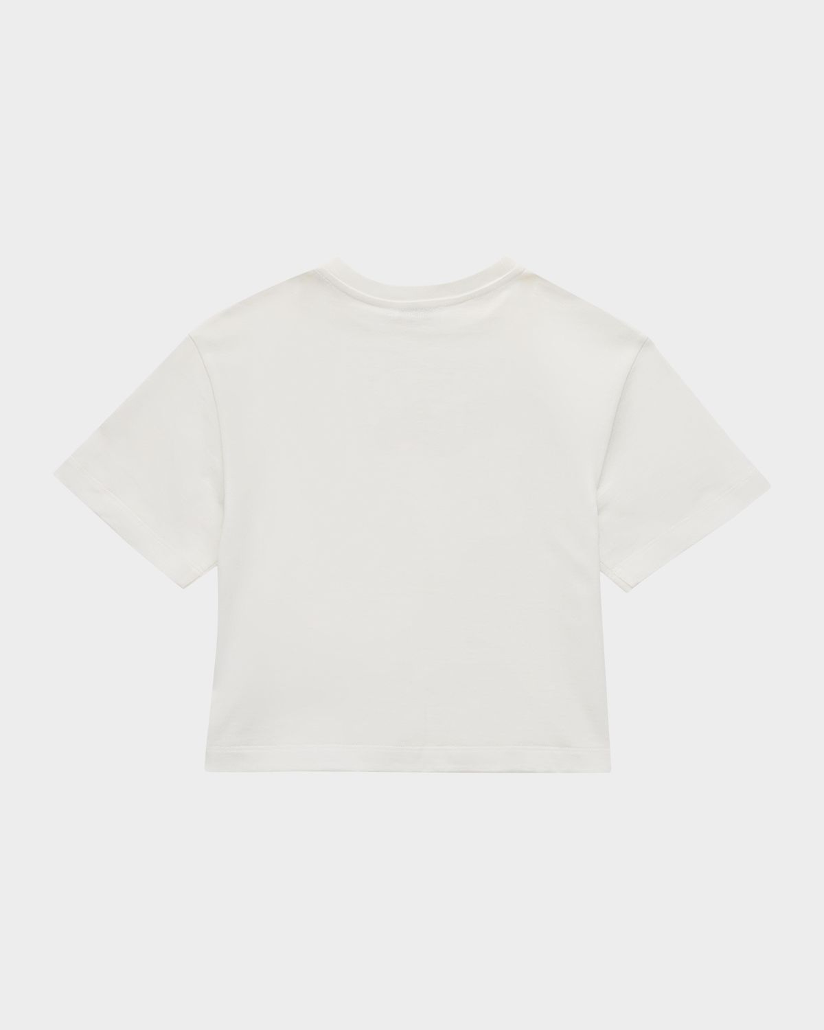 Dolce & Gabbana Girl 's Floral DG Logo Jersey T-Shirt, Size 8-12