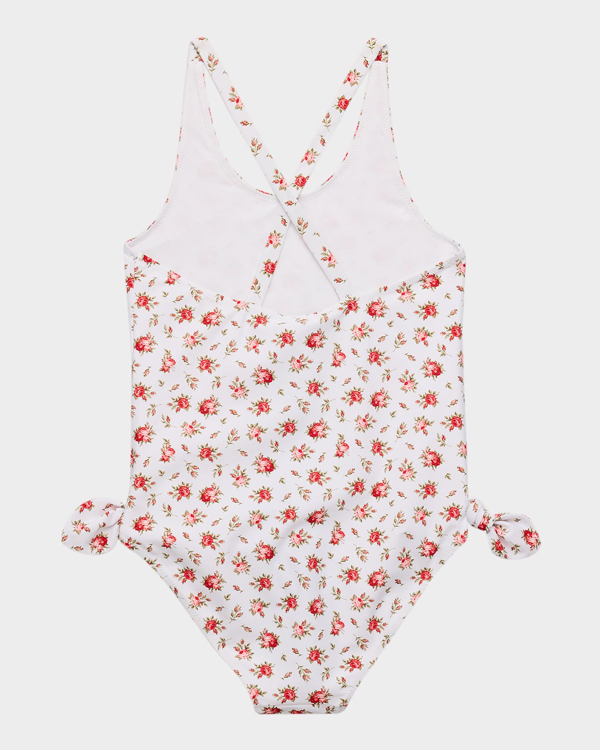 Dolce & Gabbana Girl 's Small Rose-Print One-Piece Swimsuit, Size -14