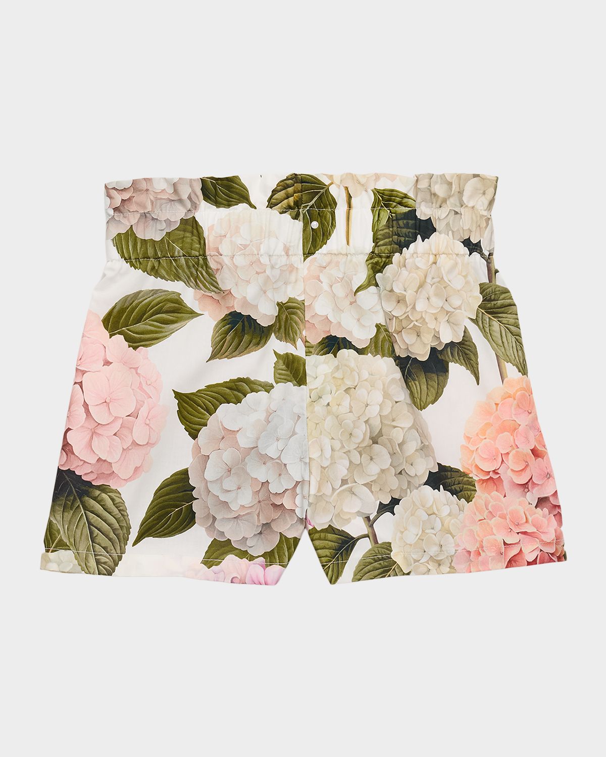 Dolce & Gabbana Girl 's Hydrangea-Print Poplin Shorts, Size 8-