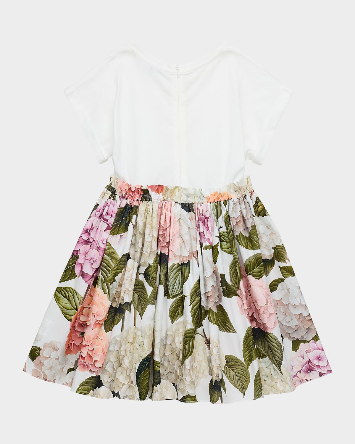 Dolce & Gabbana Girl 's Hydrangea-Print Jersey Dress, Size 8-14