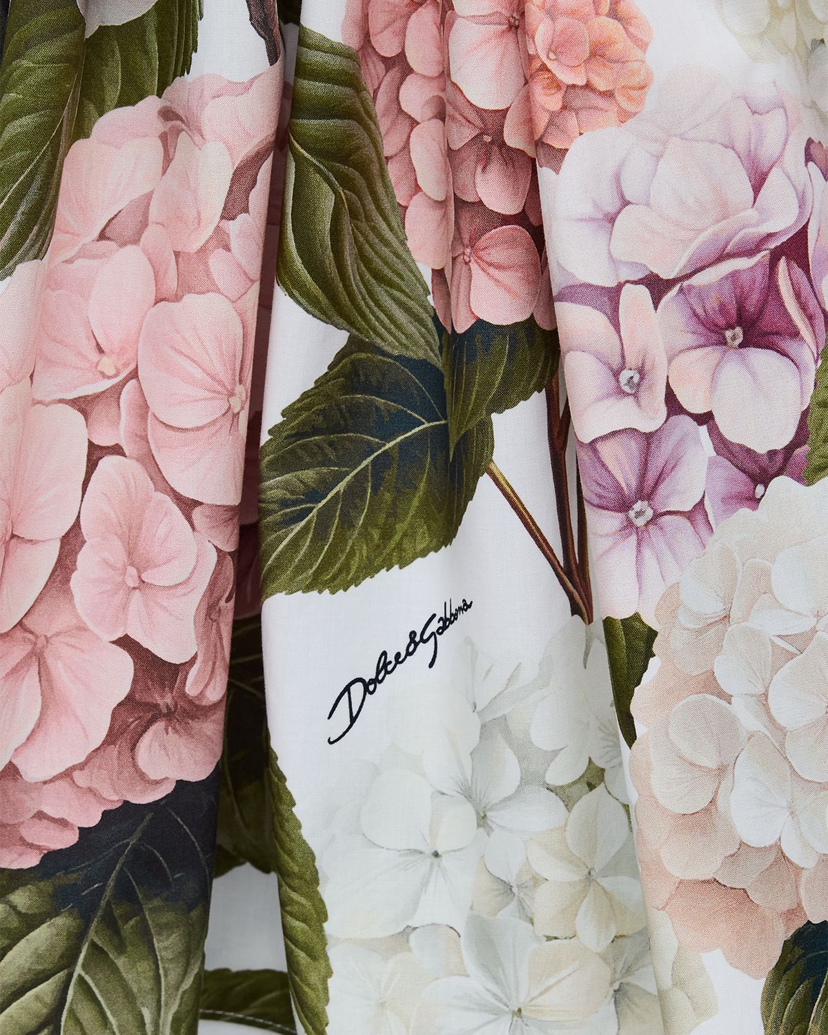 Dolce & Gabbana Girl 's Hydrangea-Print Jersey Dress, Size 8-14