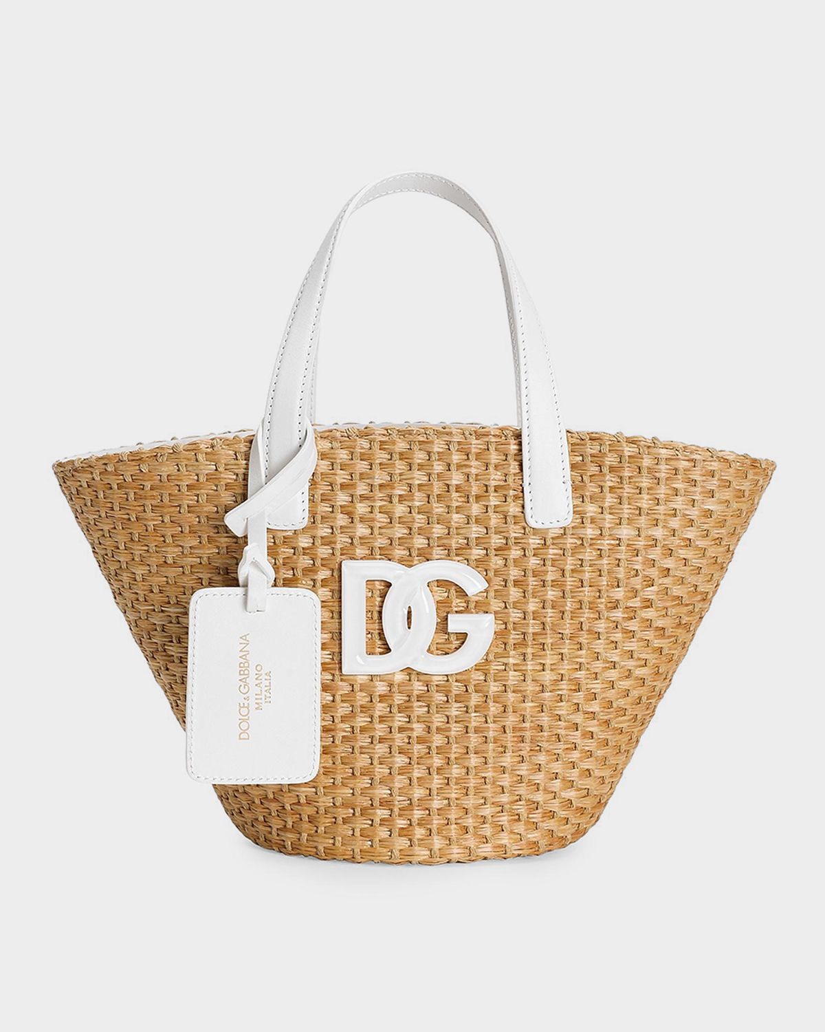 Dolce & Gabbana Kid 's Coffa Tote Bag with DG Logo