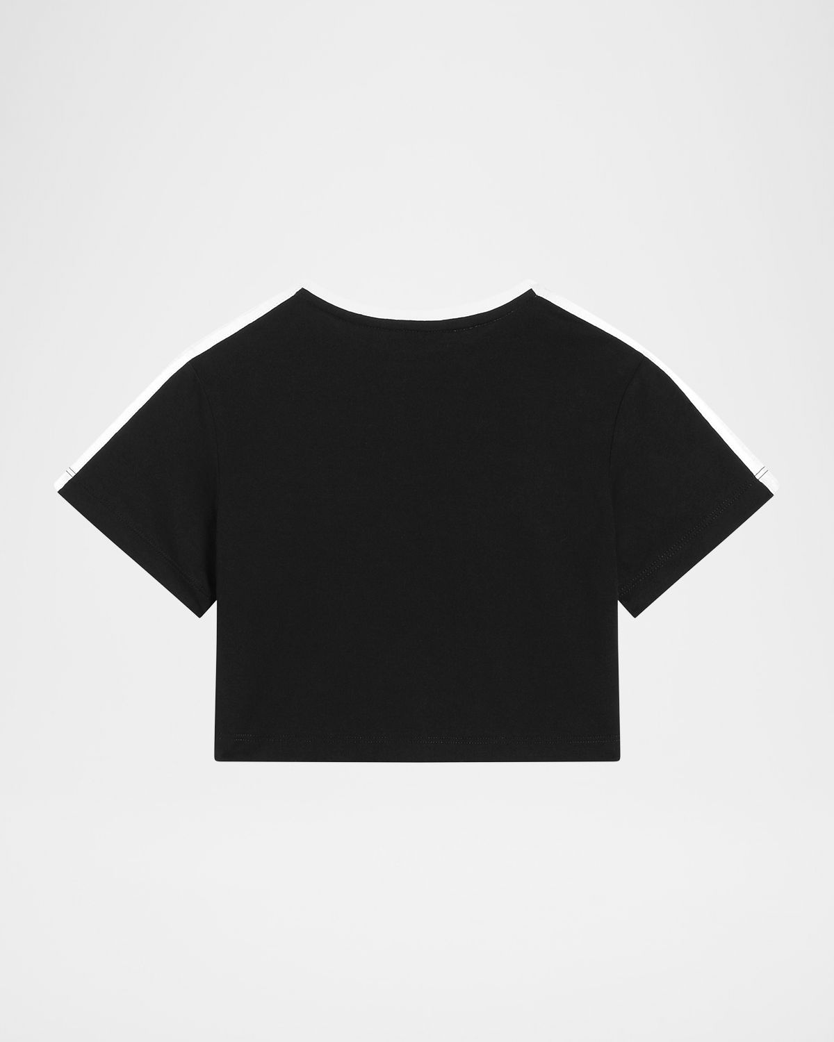 Dolce & Gabbana Girl 's Cropped Short-Sleeve Logo T-Shirt, Size -6