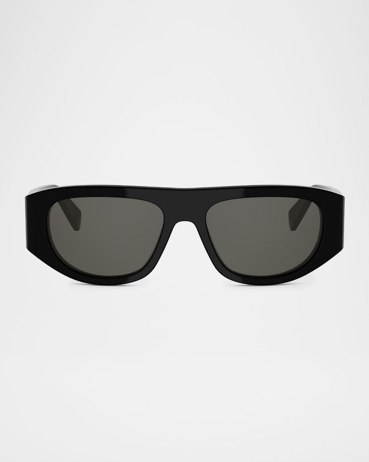 Celine Men 's Triomphe Rectangular Acetate Sunglasses