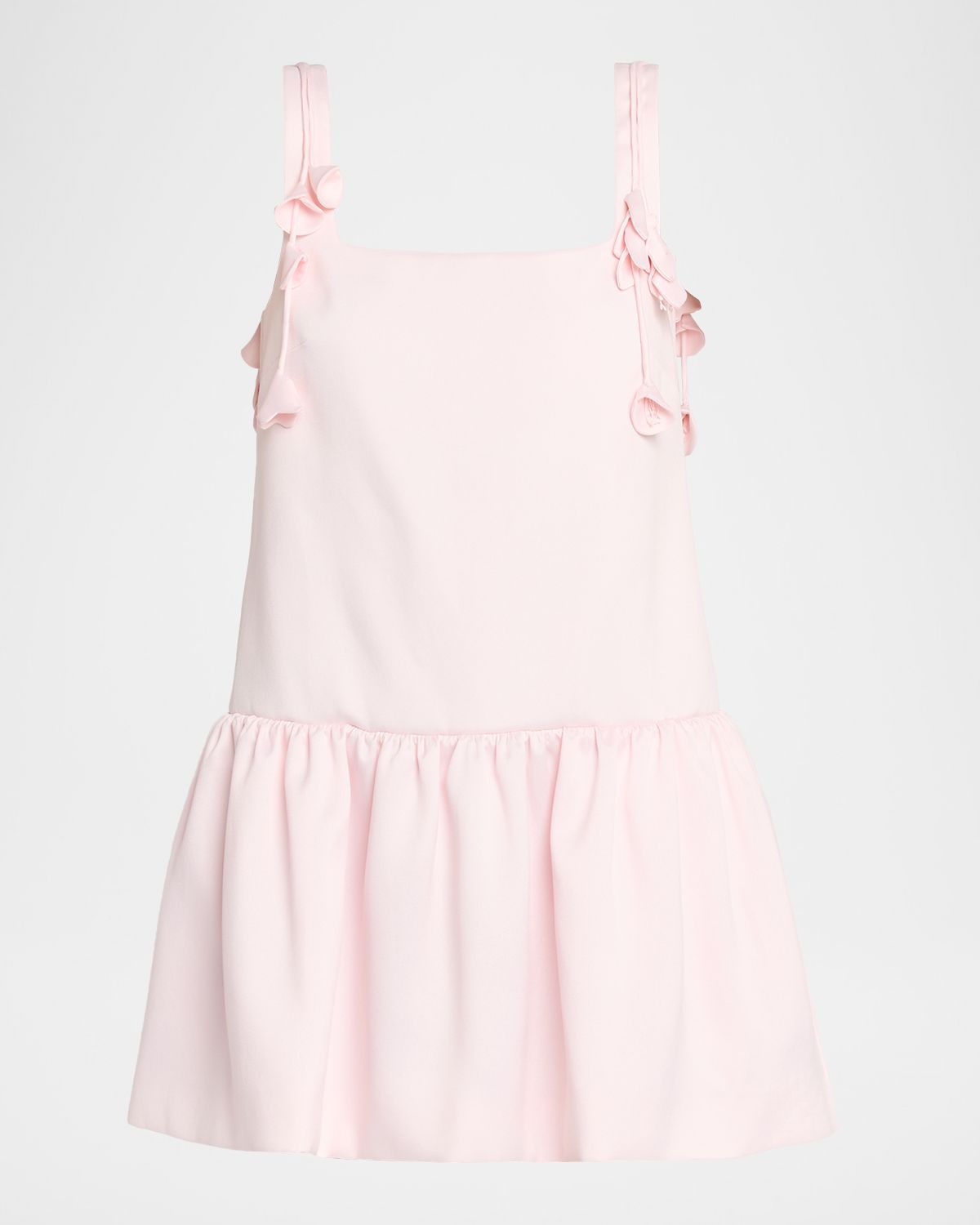 Self-Portrait Flower Taffeta Mini Dress