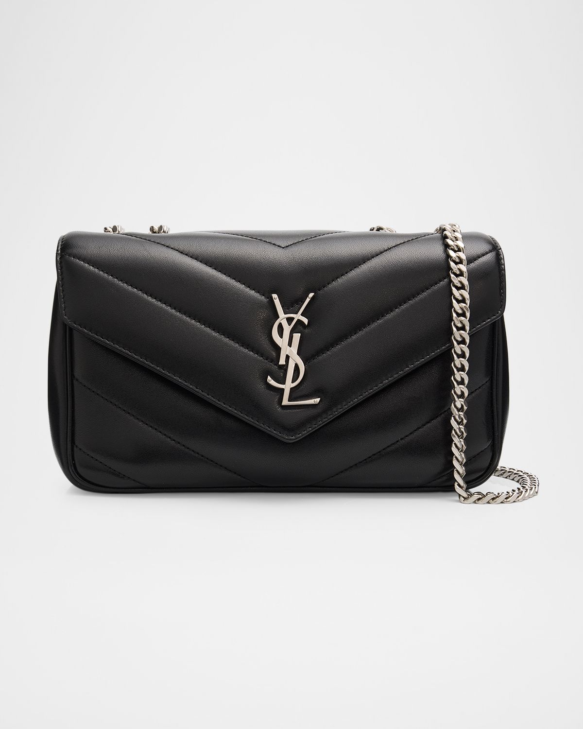Saint Laurent Lou Lou YSL Quilted Leather Crossbody Bag