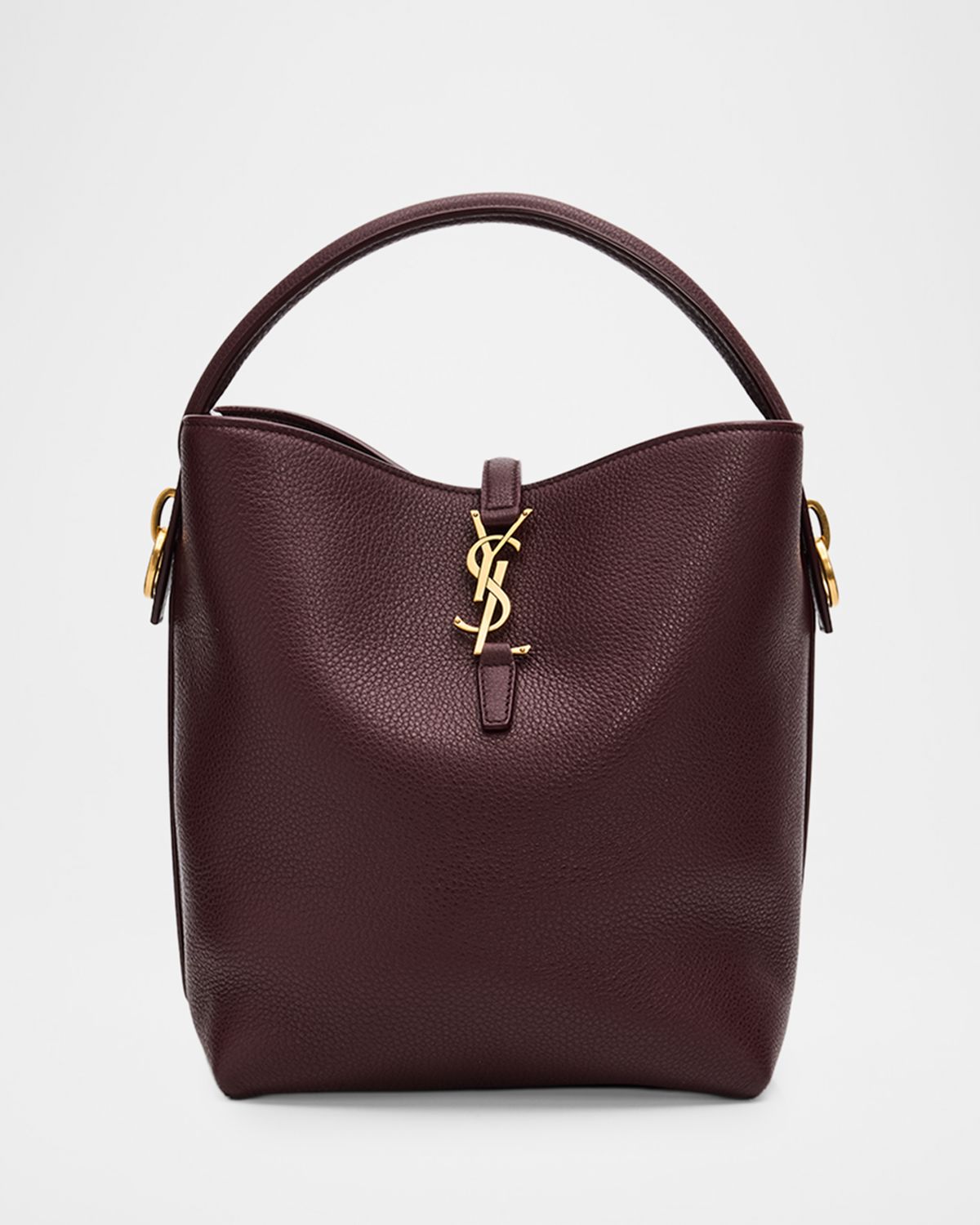 Saint Laurent Le 37 YSL Grained Leather Bucket Bag | Thumbnail 12 Saint Laurent Le 37 YSL Grained Leather Bucket Bag | Thumbnail 12