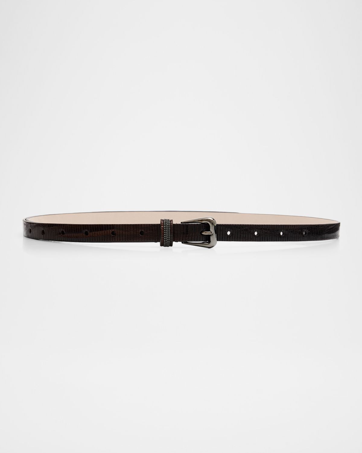 Brunello Cucinelli Carved Leather Belt