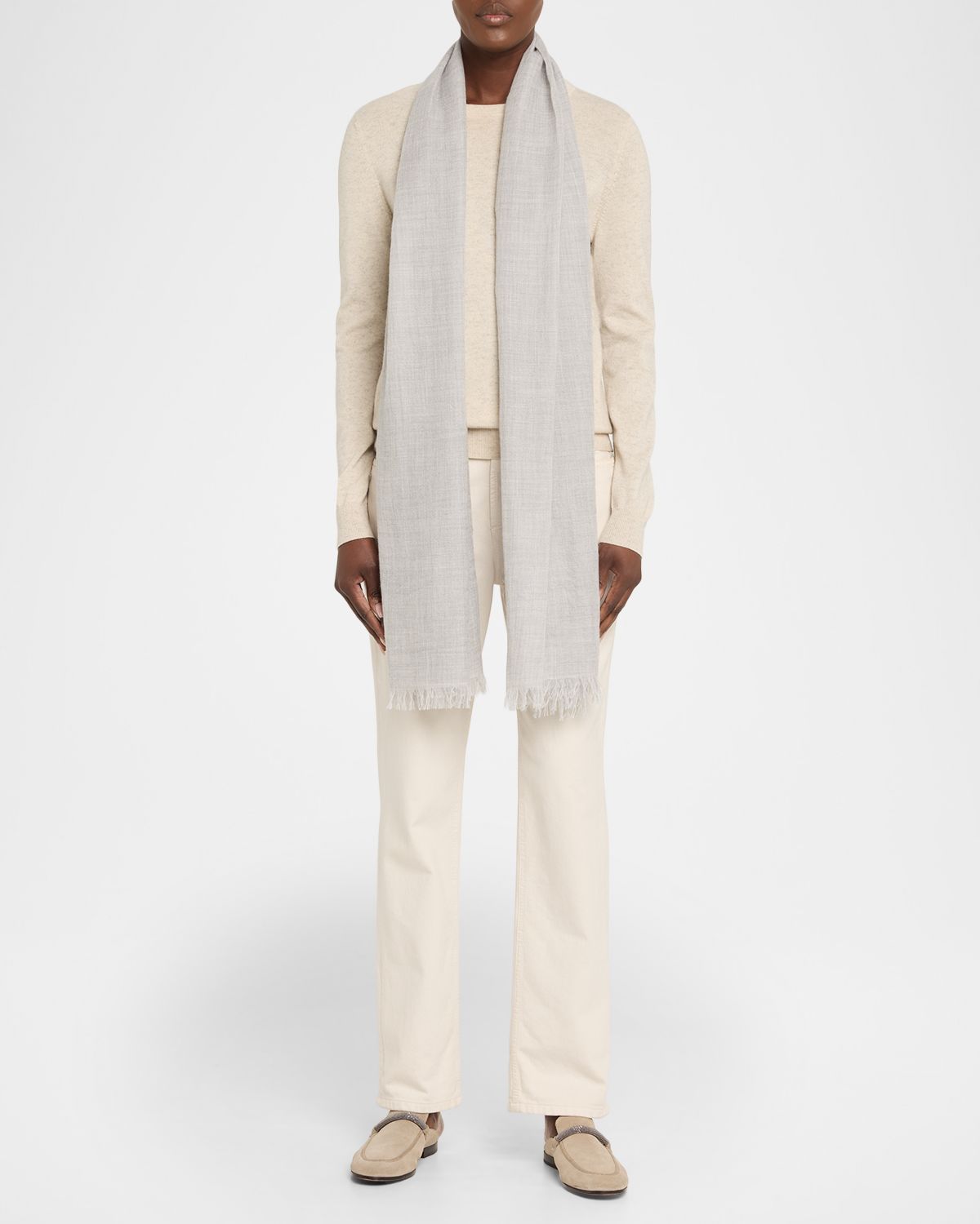 Brunello Cucinelli Cashmere & Silk Scarf