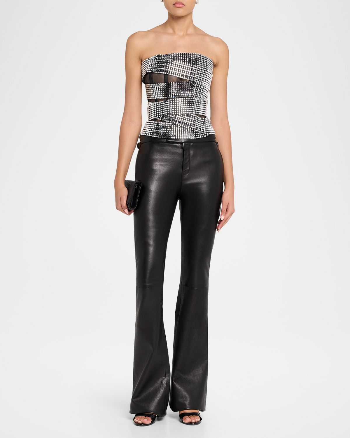AREA Disco Ball Bustier Top | Thumbnail 5 AREA Disco Ball Bustier Top | Thumbnail 5