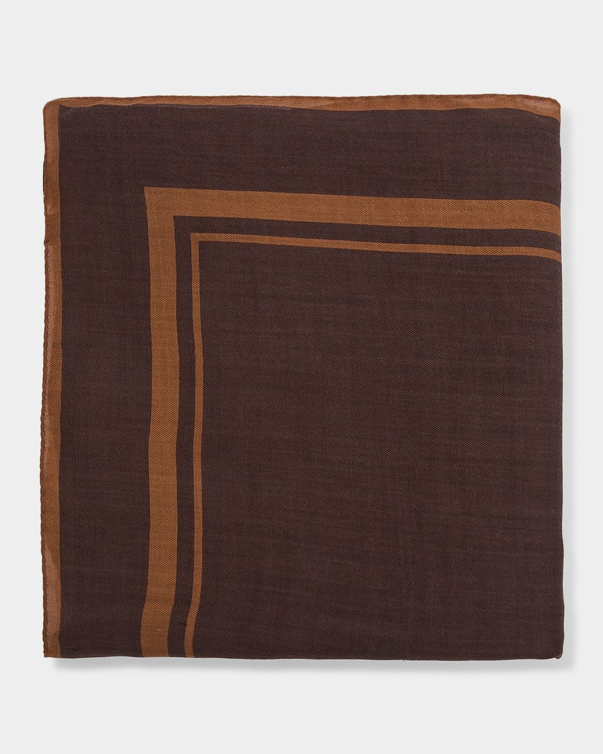 Saint Laurent Cassandre Square Scarf in Wool Twill