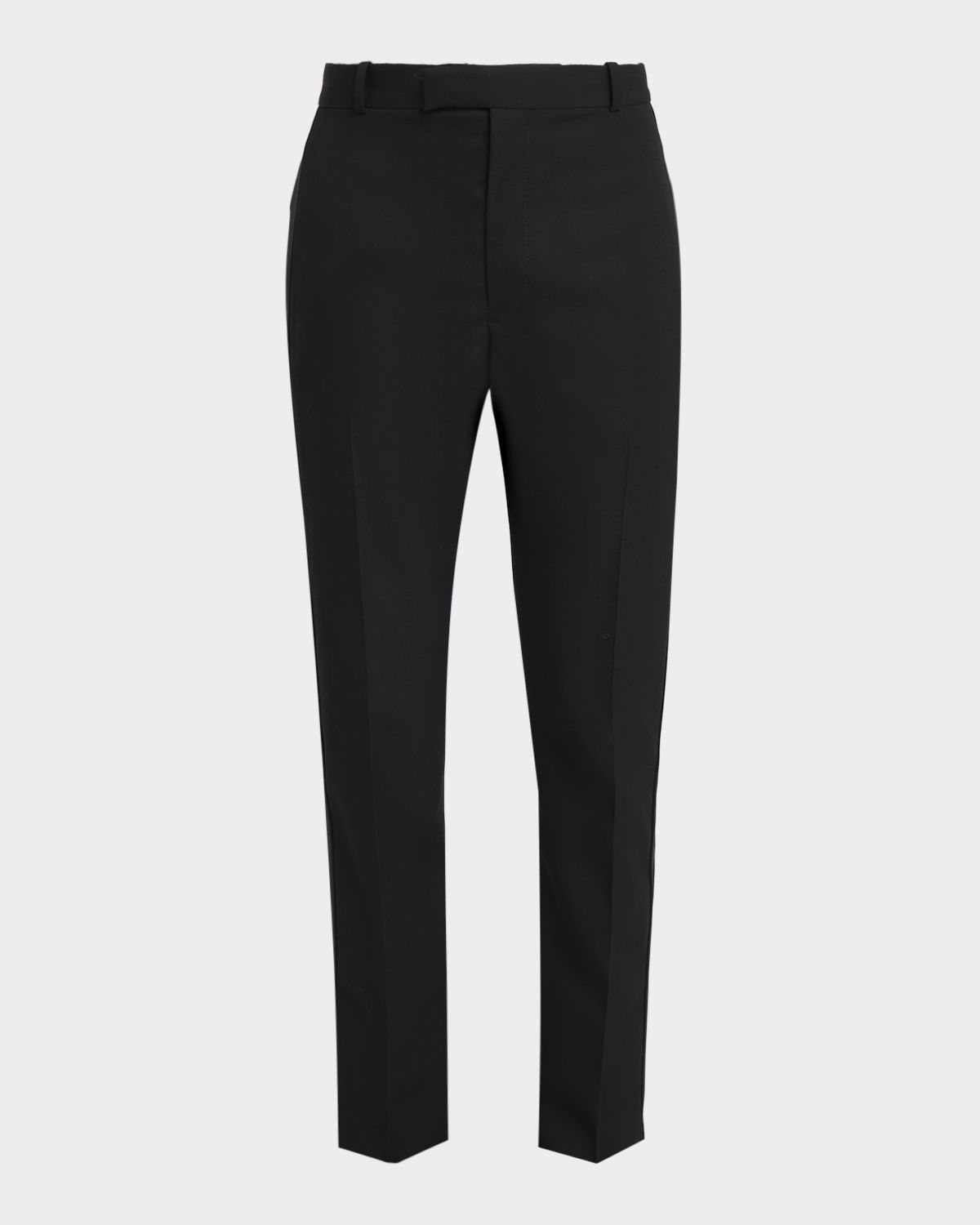 McQueen Men 's Wool Cigarette Trousers