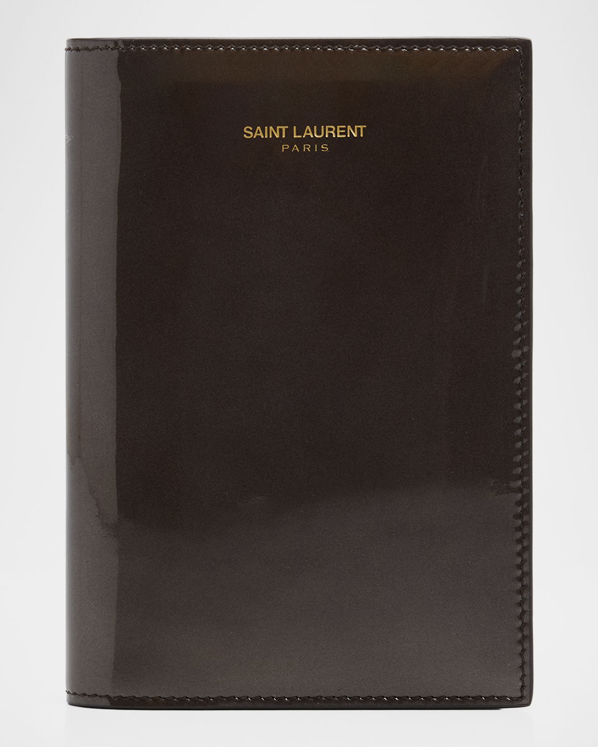 Saint Laurent Patent Leather Passport Holder