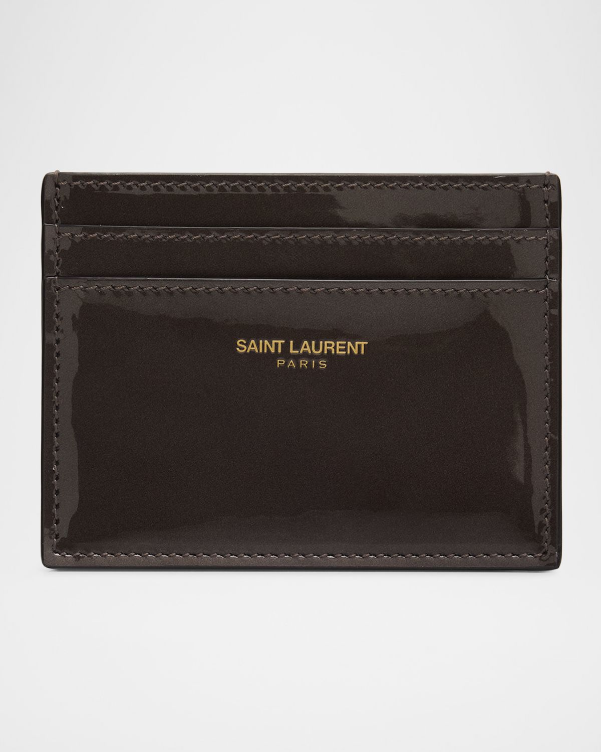 Saint Laurent Patent Leather Card Case