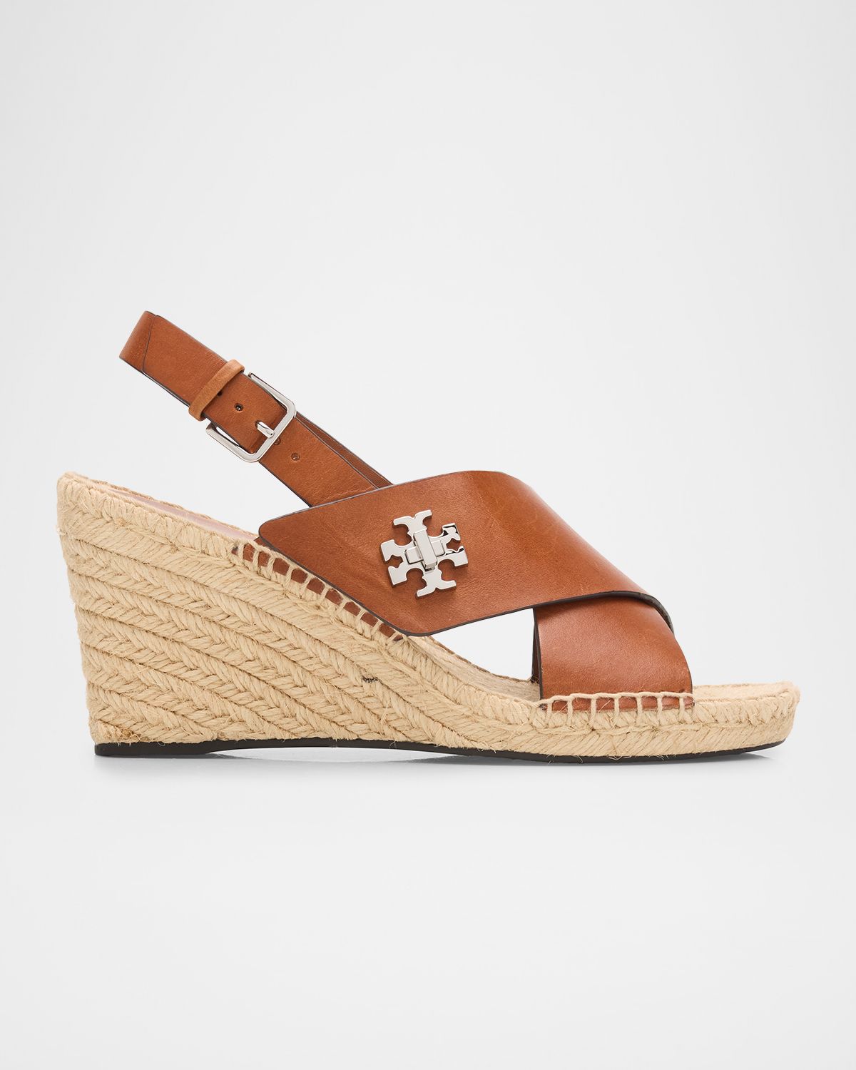 Tory Burch Turnlock Leather Slingback Espadrille Wedge Sandals | Thumbnail 7 Tory Burch Turnlock Leather Slingback Espadrille Wedge Sandals | Thumbnail 7