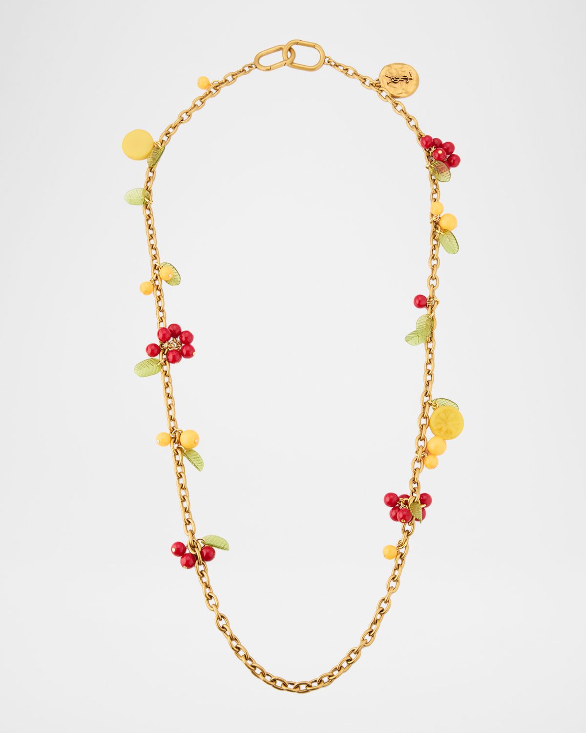 Saint Laurent Cherry Charms Bag Chain