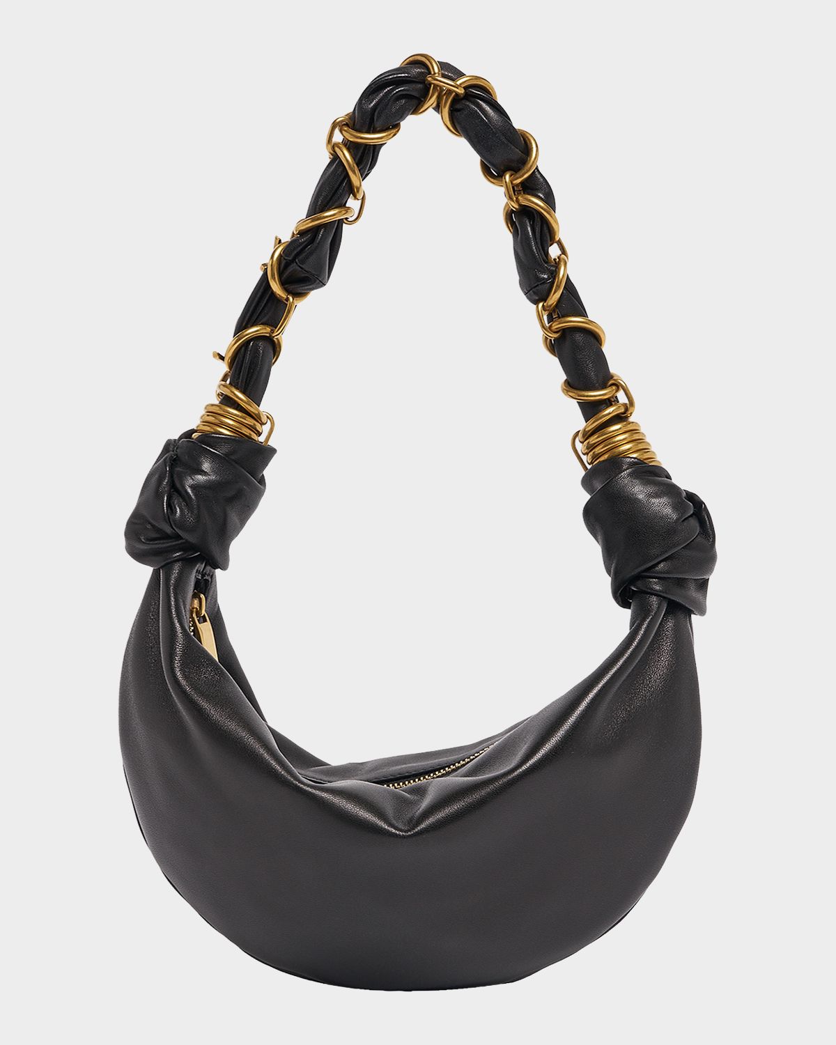 Saint Laurent Amalia Mini YSL Leather Hobo Bag | Thumbnail 7 Saint Laurent Amalia Mini YSL Leather Hobo Bag | Thumbnail 7