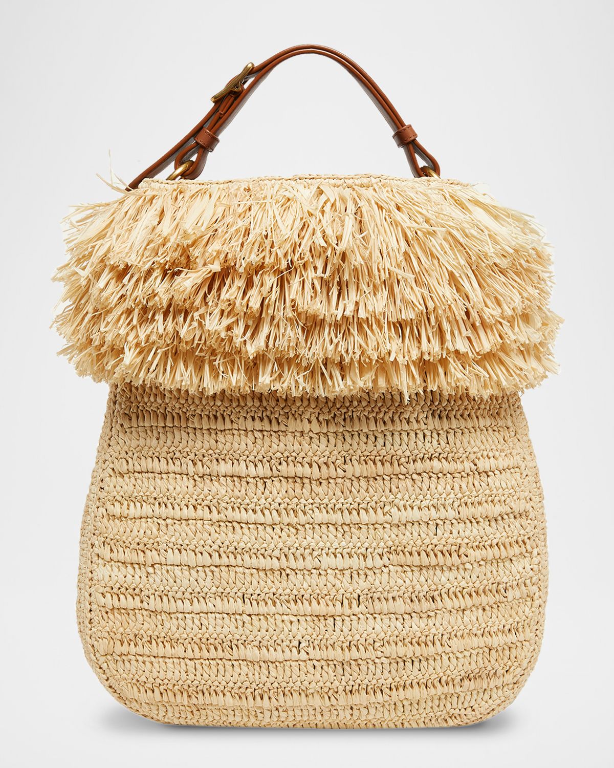 Saint Laurent Roady Fringed Raffia Shoulder Bag | Thumbnail 7 Saint Laurent Roady Fringed Raffia Shoulder Bag | Thumbnail 7