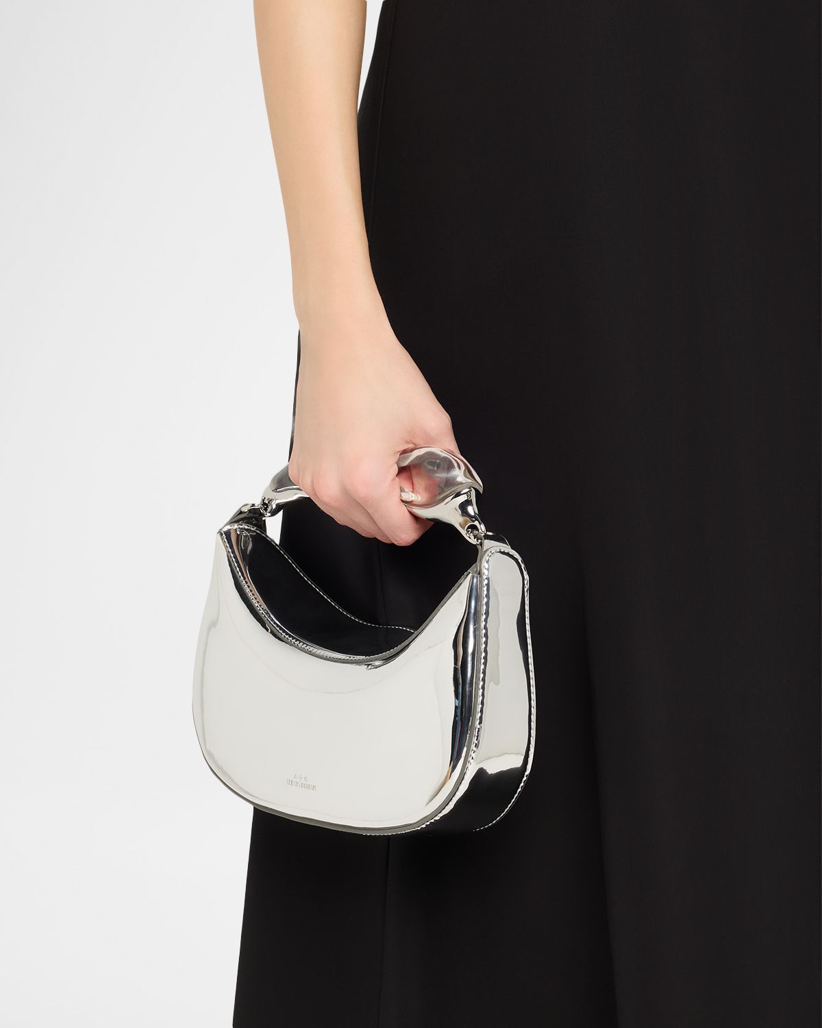 Alexis Bittar Water Stone Sculptural Lucite Top-Handle Bag