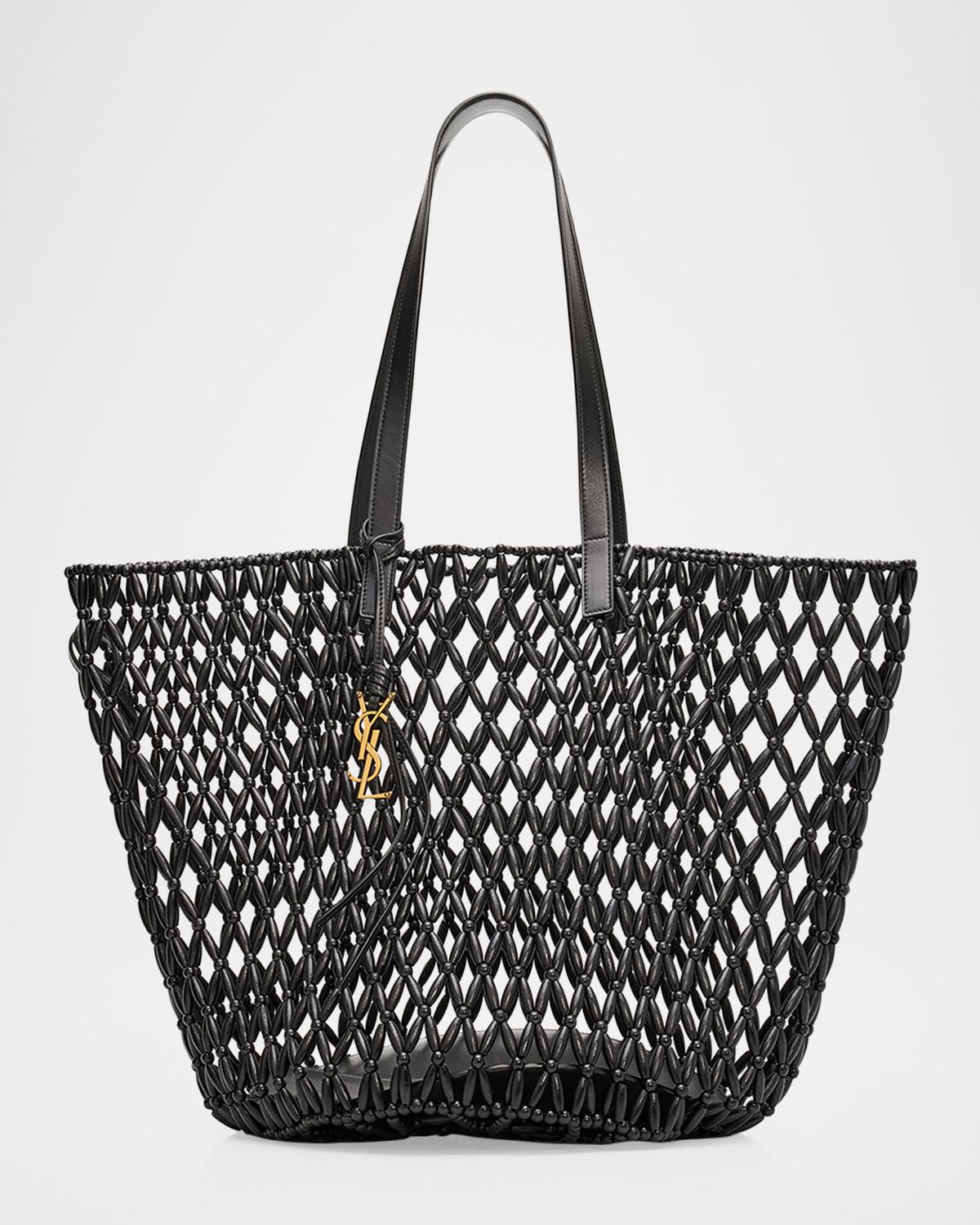 Saint Laurent Panier Medium Beaded Tote Bag