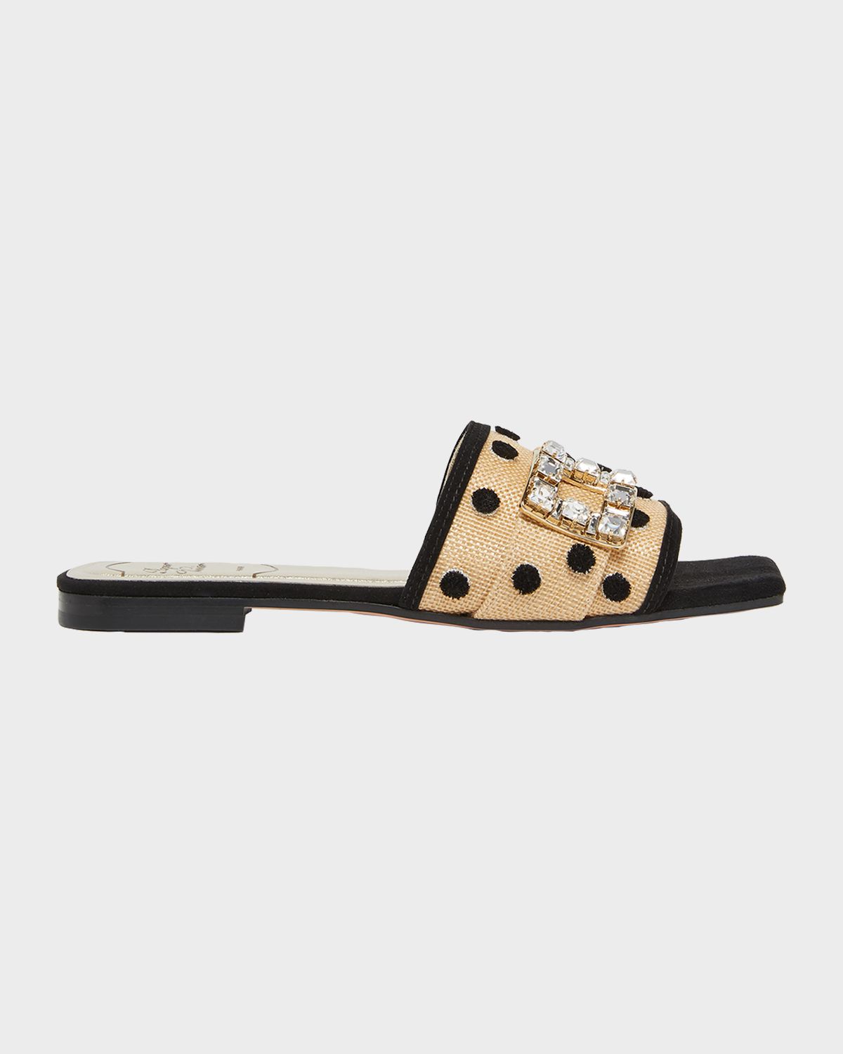 Roger Vivier Tres Vivier Dots Flat Slide Sandals | Thumbnail 5 Roger Vivier Tres Vivier Dots Flat Slide Sandals | Thumbnail 5