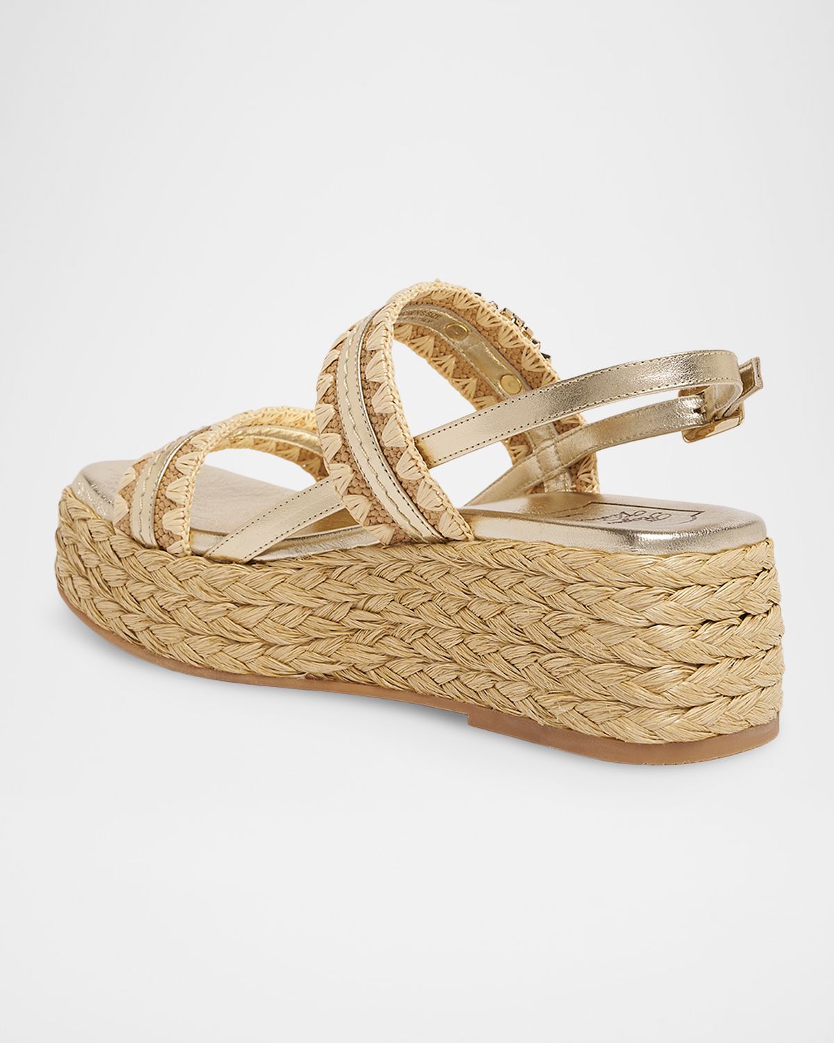 Roger Vivier Summer Strass 60mm Espadrille Platform Sandals