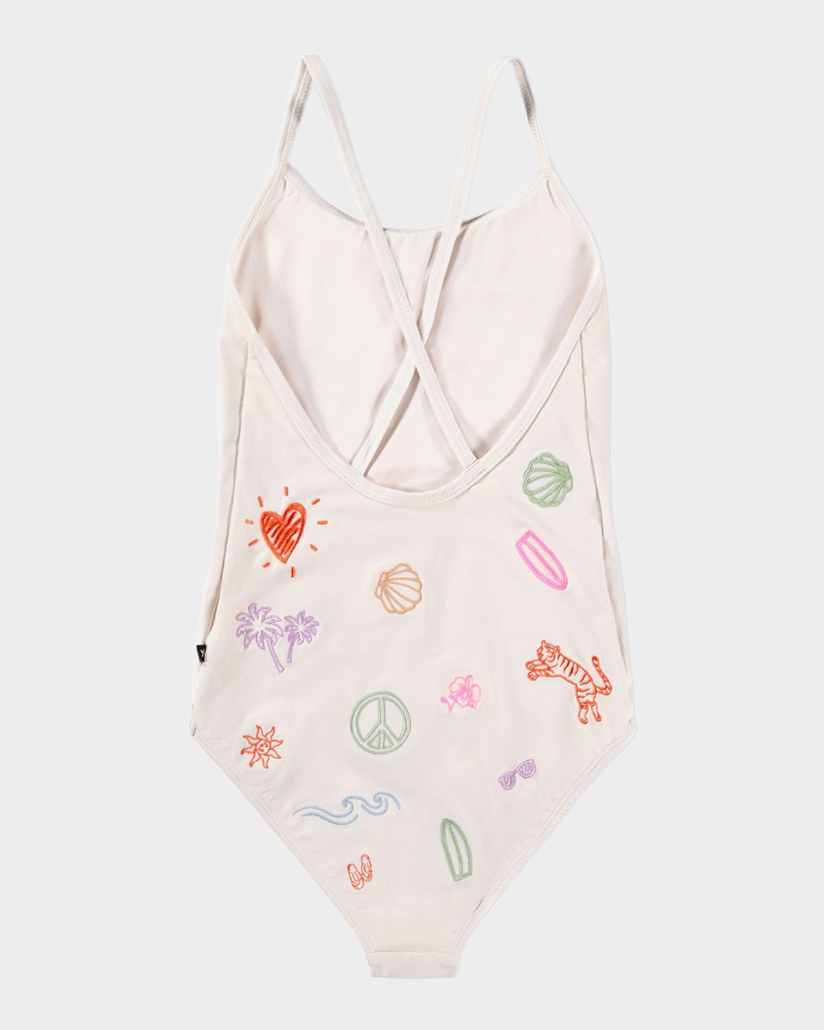 Molo Girl 's Nanna Embroidered One-Piece Swimsuit