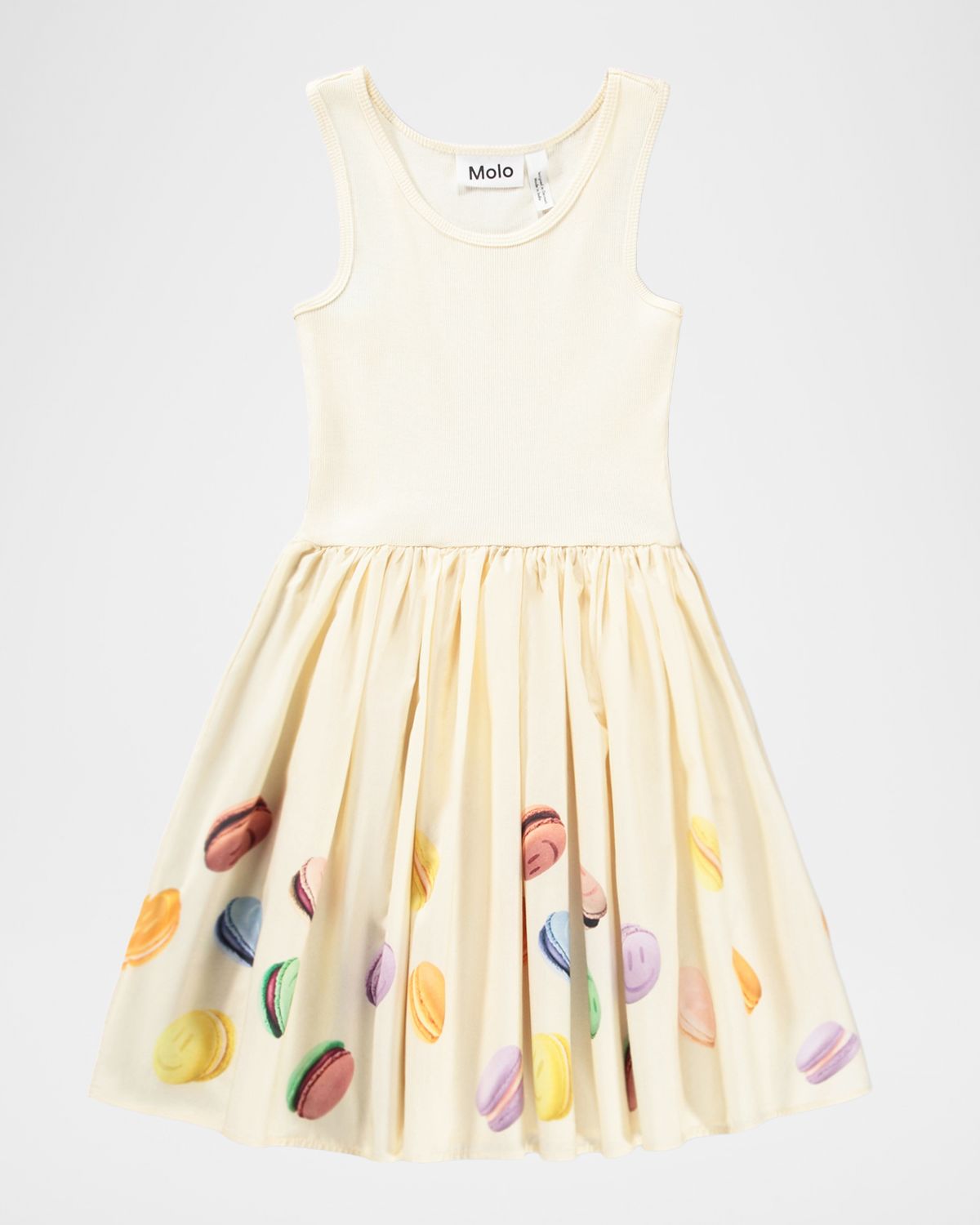 Molo Girl 's Cassandra Sleeveless Printed Organic Cotton Dress